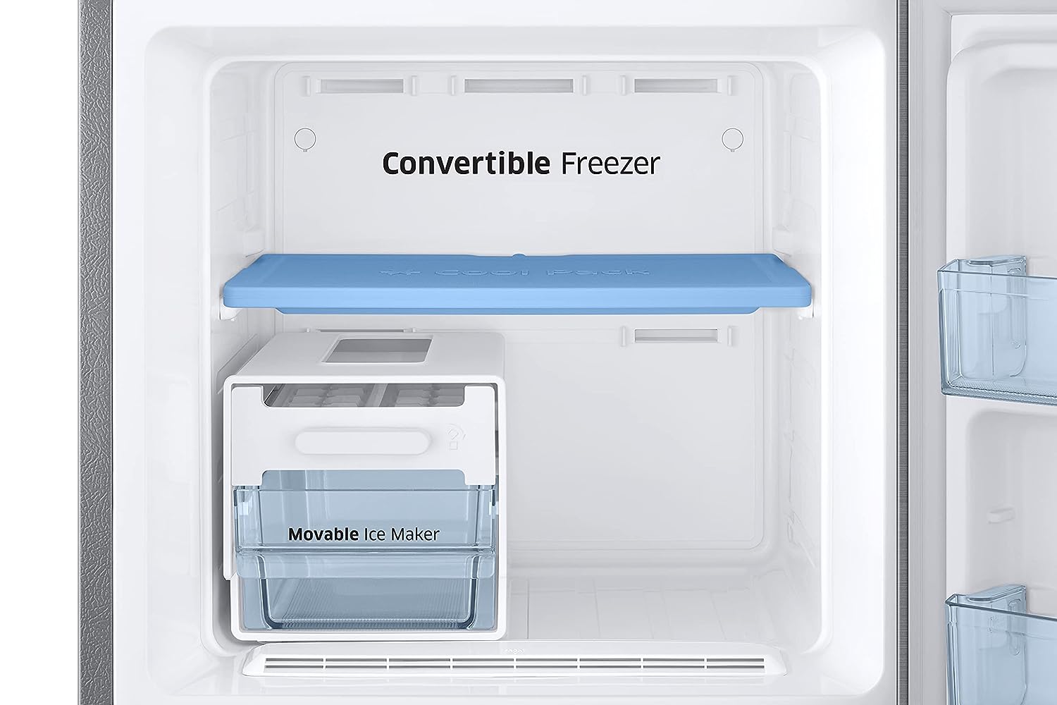 Samsung 256L 2 Star Inverter Frost-Free Convertible 3 In 1 Double Door Refrigerator (RT30C3732S8/NL,Elegant Inox 2023 Model) - Mahajan Electronics Online