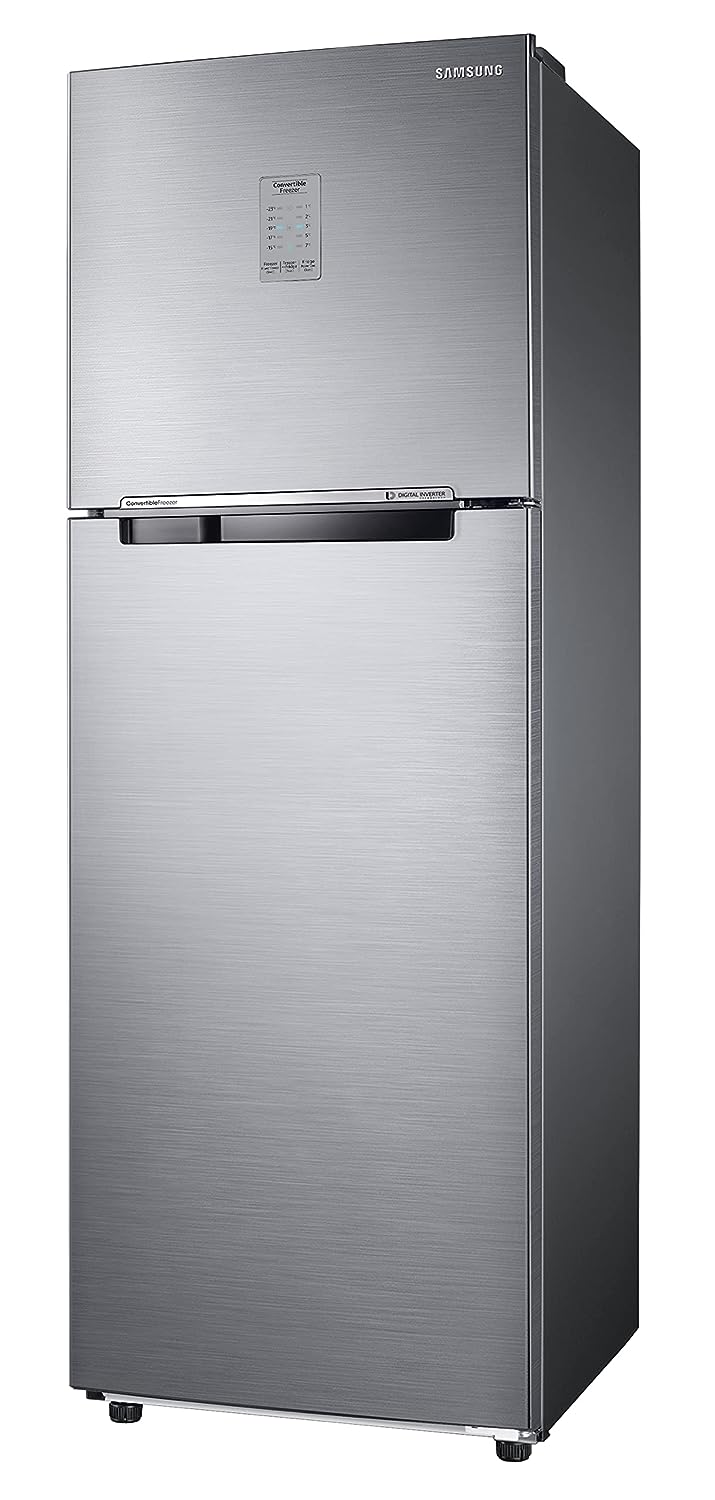 Samsung 256L 2 Star Inverter Frost-Free Convertible 3 In 1 Double Door Refrigerator (RT30C3732S8/NL,Elegant Inox 2023 Model) - Mahajan Electronics Online
