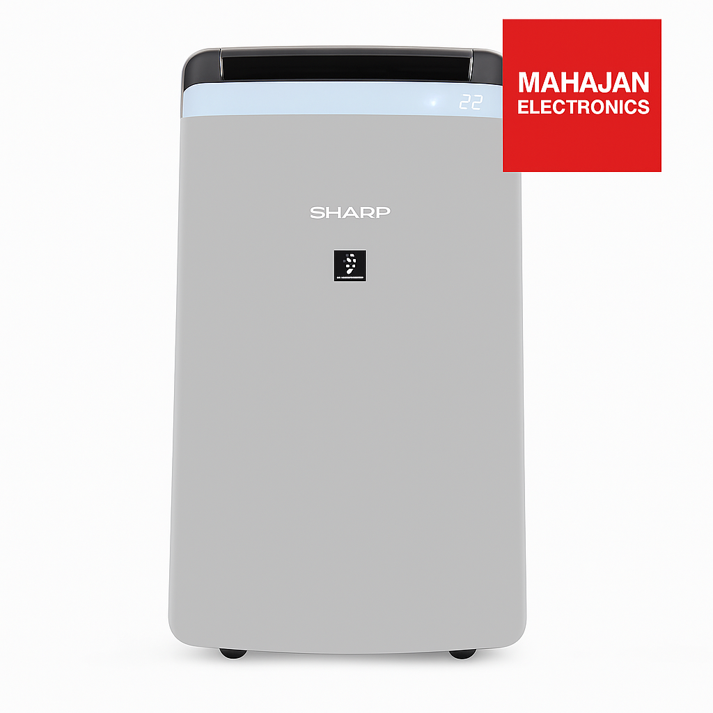 SHARP DW-J27FM-S Air Purifier with Dehumidifier 27L/day | HEPA Filter, Plasmacluster Ion, PM2.5 Indicator | 4.6L Tank | 720 Sq.Ft Coverage |