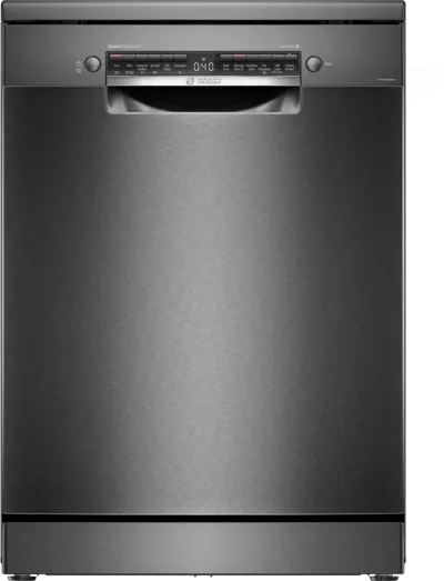 BOSCH SMS6HMC00I 15 Place Settings Dishwasher free-standing dishwasher 60 cm Brushed black steel anti-fingerprint Mahajan Electronics Online