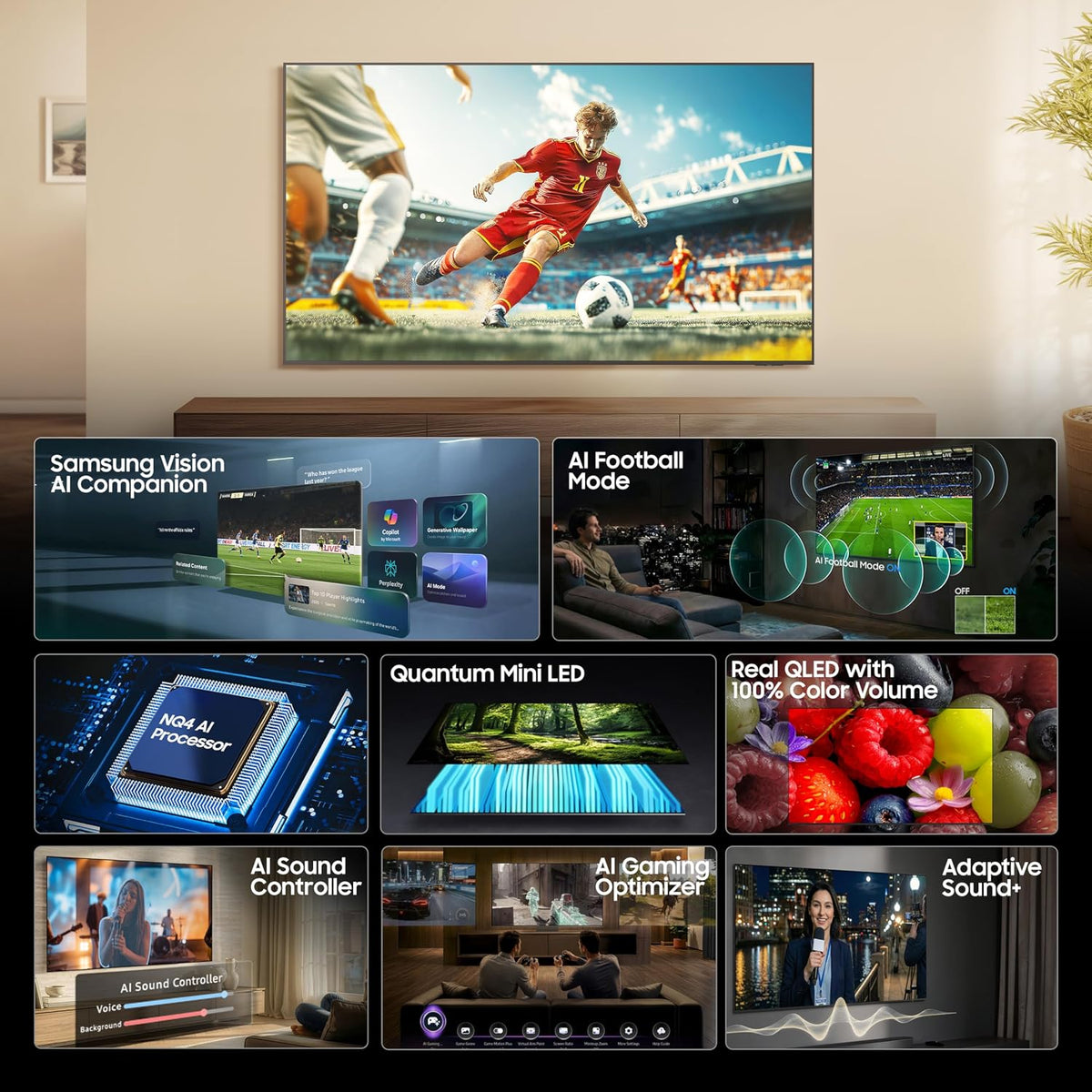 Samsung QA85QN70HAULXL 85 inch Neo QLED 4K Smart TV