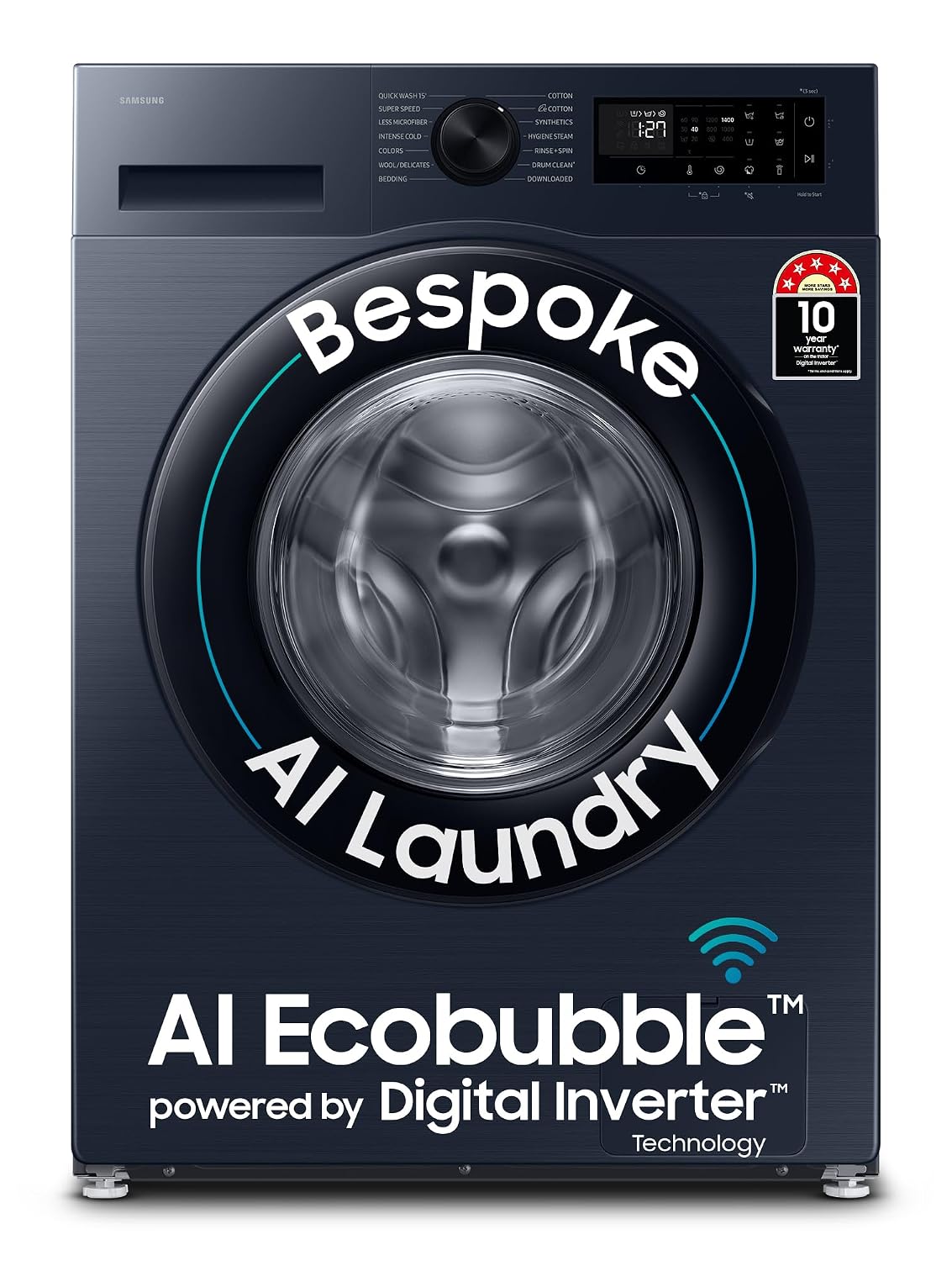 Samsung WW12DG5B24ASTL 12 kg Front Load Washing Machine Navy – Mahajan Electronics Online.