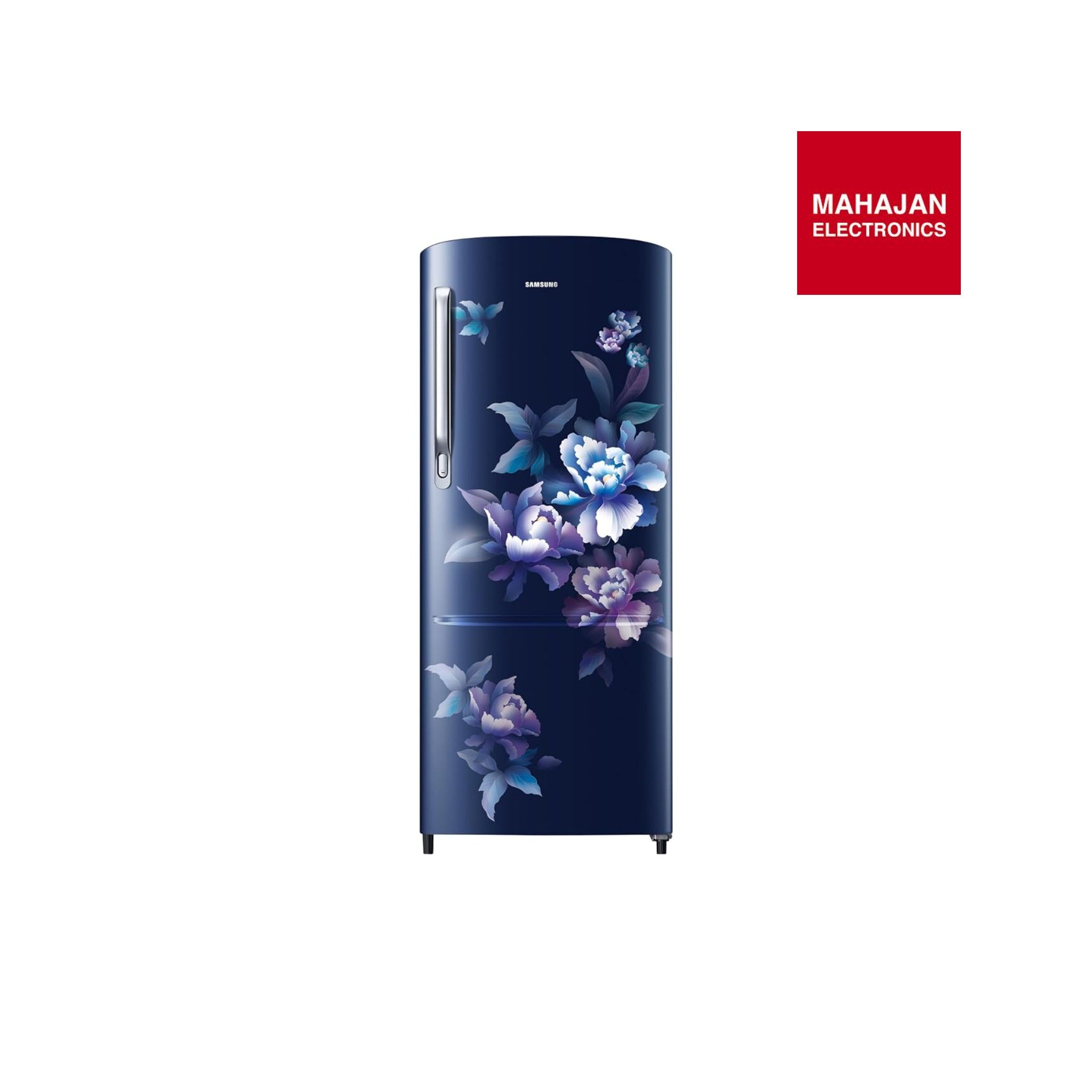 Samsung 183 L, 2 Star, Digital Inverter, Direct-Cool Single Door Refrigerator ( Himalayan Poppu Blue, Single Touch Defrost, 2026 Model)-Online Mahajan Electronics