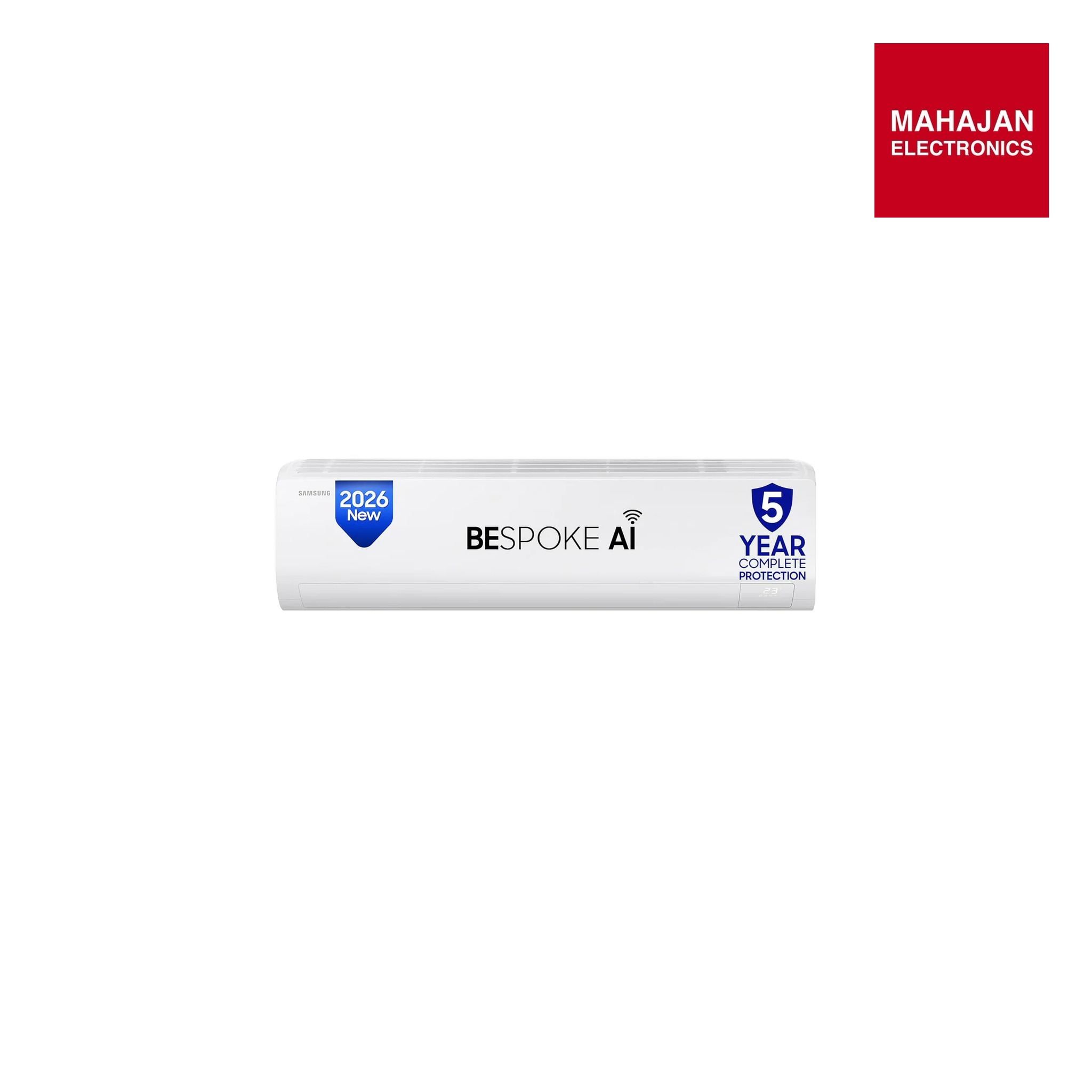 Samsung AR50H24D1XHNNA 2 Ton 3 Star Bespoke AI Inverter Smart Split AC (2026 Model, WiFi, Energy Saving, Voice Control, Powerful Cooling, Copper, Digital Inverter, 4 Way swing, 5 Step Convertible) Mahajan Electronics Online