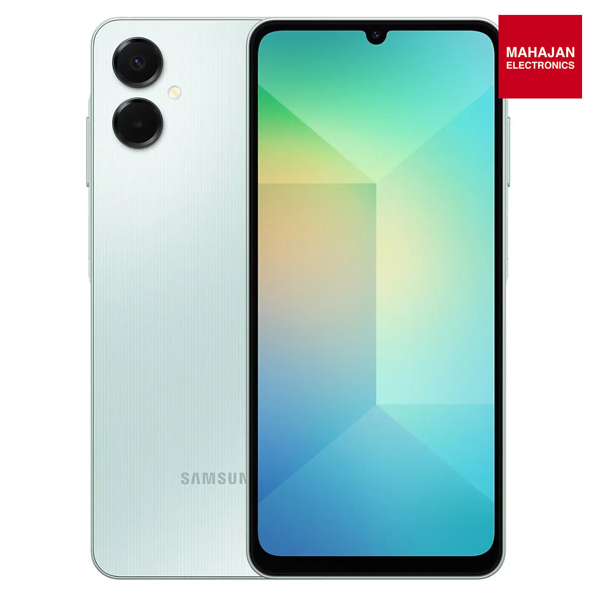 Samsung Galaxy A06 5G (Gray, 4GB RAM, 128GB Storage)| True 5G with 12 5G Bands | 50MP Dual Camera | 4 Gen Updates | IP54 | Voice Focus With Samsung 25W Adapter Samsung – Mahajan Electronics Online.