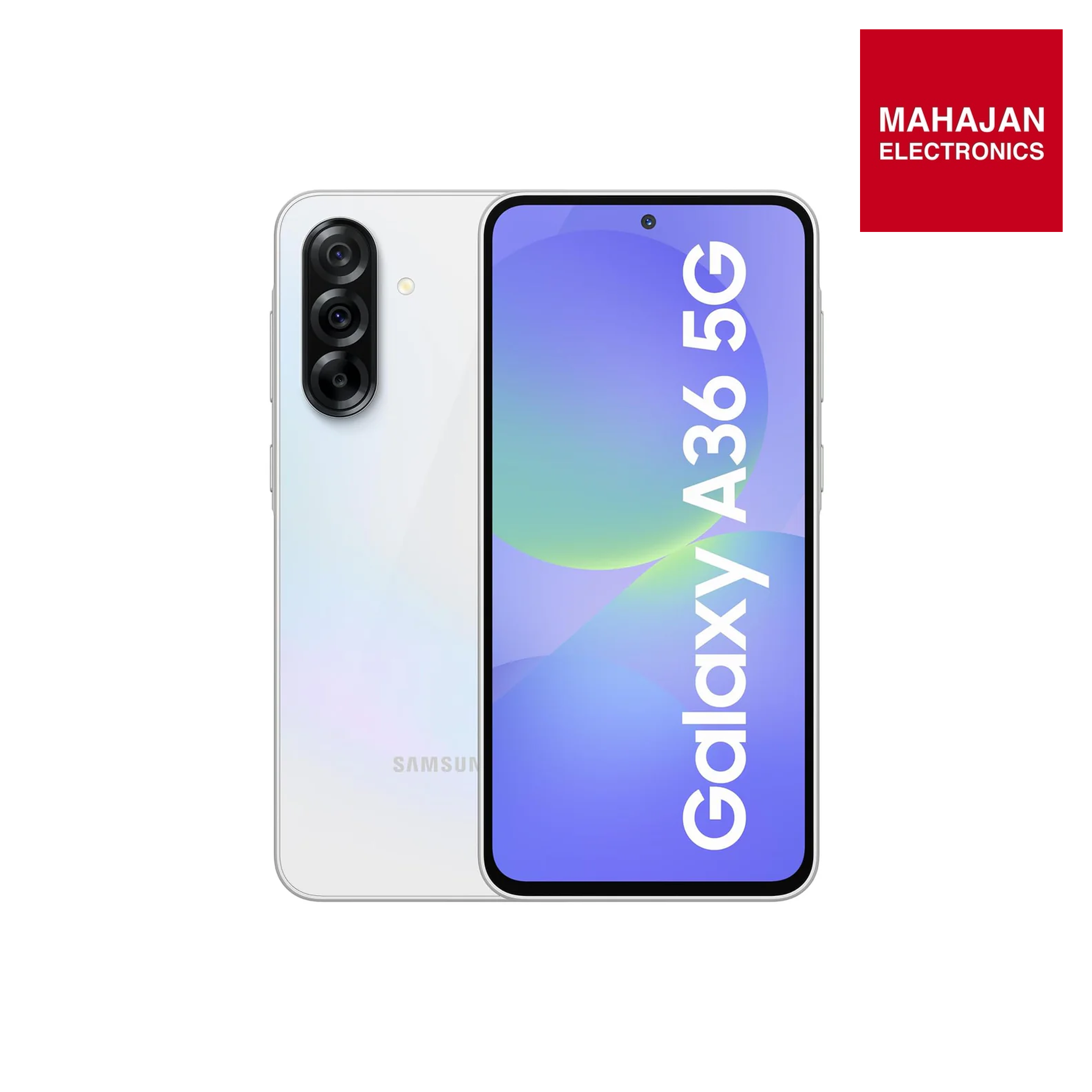 Samsung Galaxy A36 5G (Awesome White, 8GB, 256GB) Mahajan Electronics Online