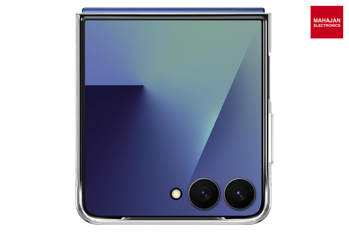 Samsung Galaxy Flip7 Clear Case (Transparent) – Ultra Slim 1.1mm Design, Anti-Yellowing, Camera Protection, Eco-Friendly Recycled Polycarbonate, Wireless Charging Compatible Samsung – Mahajan Electronics Online.