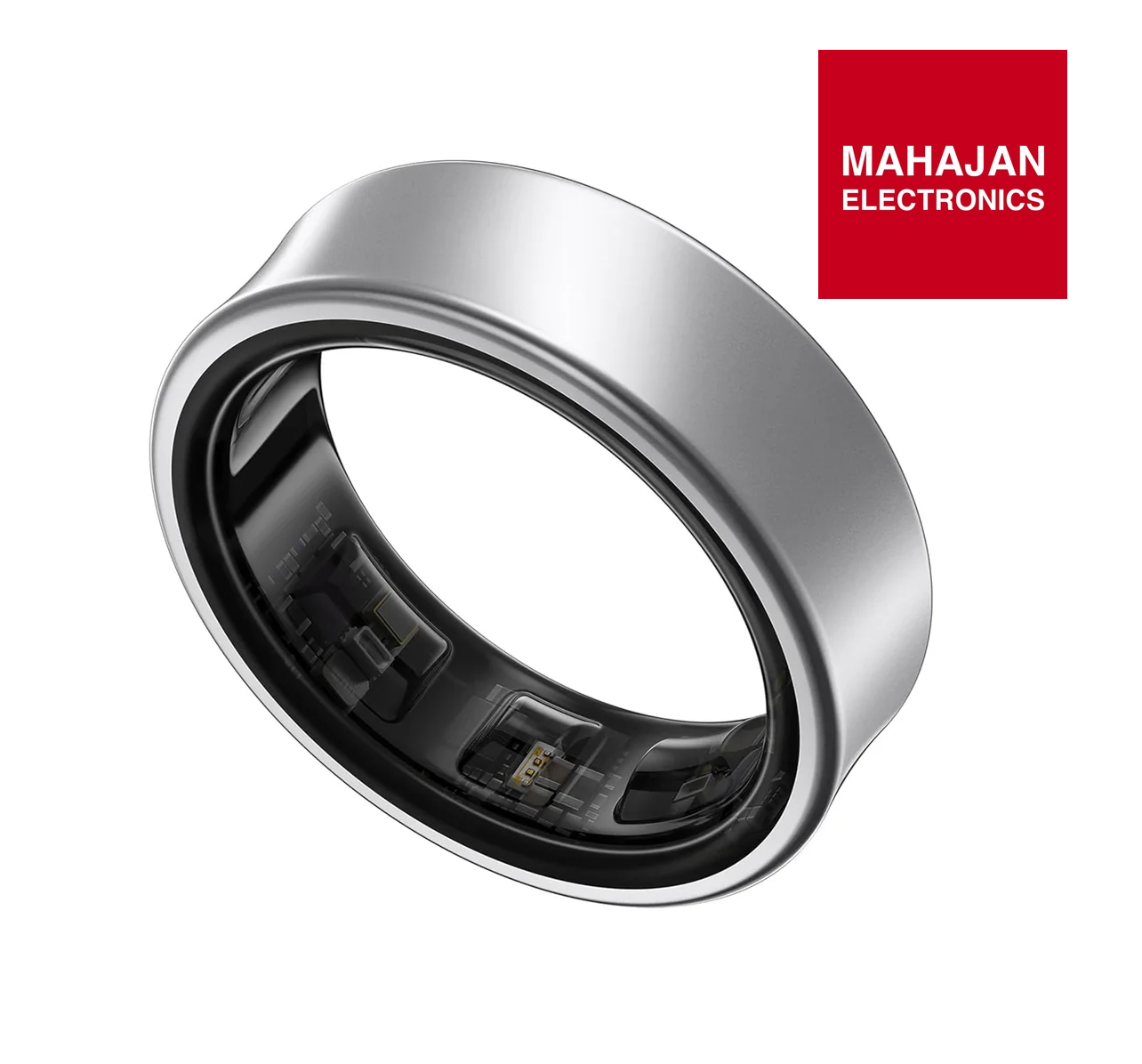 Samsung Galaxy Ring, with Smart AI, Size First W/Sizing Kit, No App Subscription, Fitness Monitor, Sleep Tracker, Up to 7-Day Battery, Size 13, Titanium Silver Mahajan Electronics Online