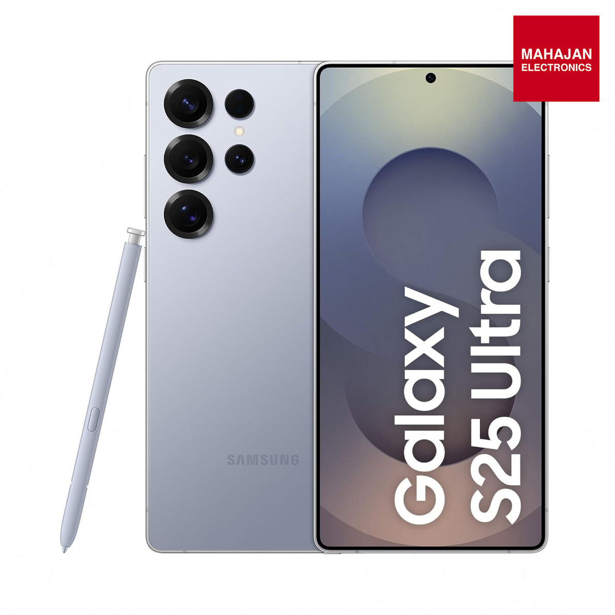 Samsung Galaxy S25 Ultra 5G AI Smartphone (Titanium SilverBlue, 12GB RAM, 256GB Storage), 200MP Camera, S Pen Included, Long Battery Life Samsung – Mahajan Electronics Online.