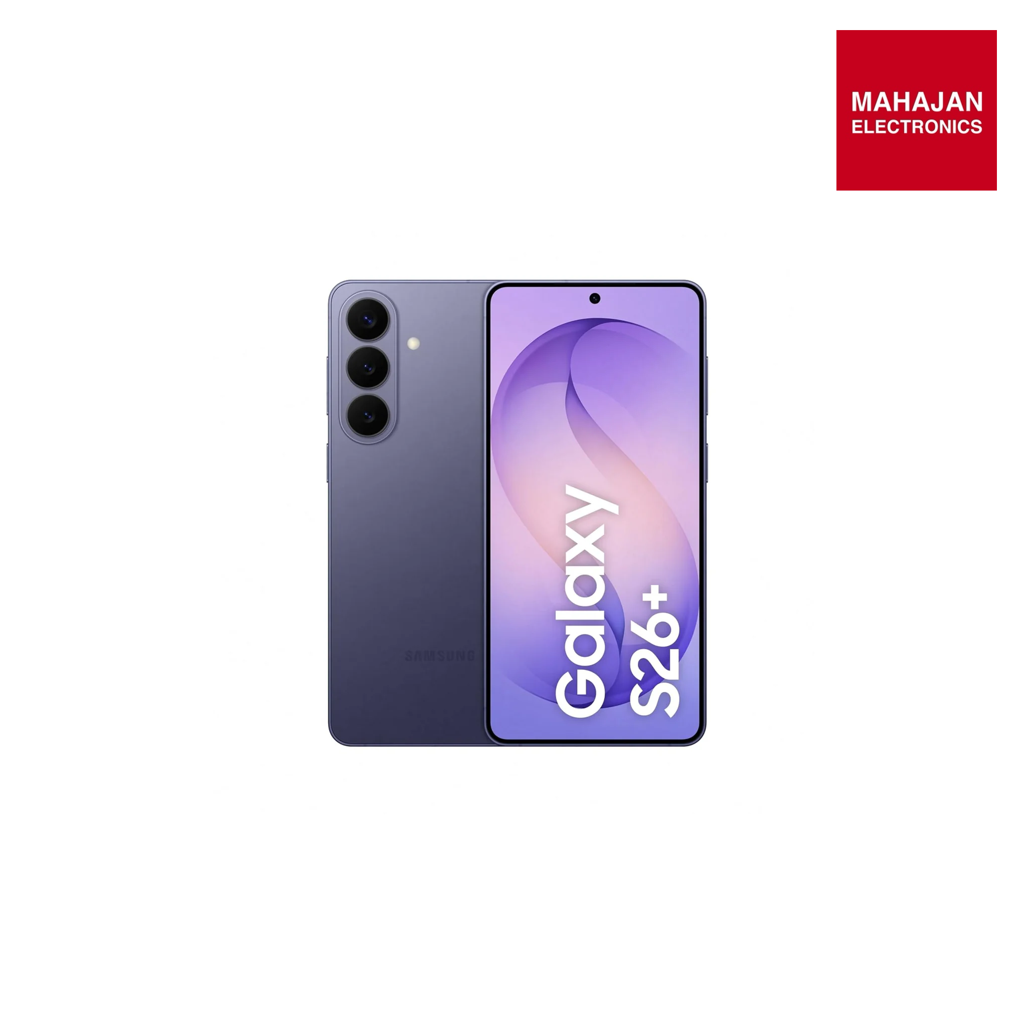 Samsung Galaxy S26 Plus 5G (Cobalt Violet, 12GB RAM, 512GB Storage), AI Phone, Photo Assist, Creative Studio, 50MP Camera, 4900mAh Battery and Super Fast Wireless Charging Mahajan Electronics Online