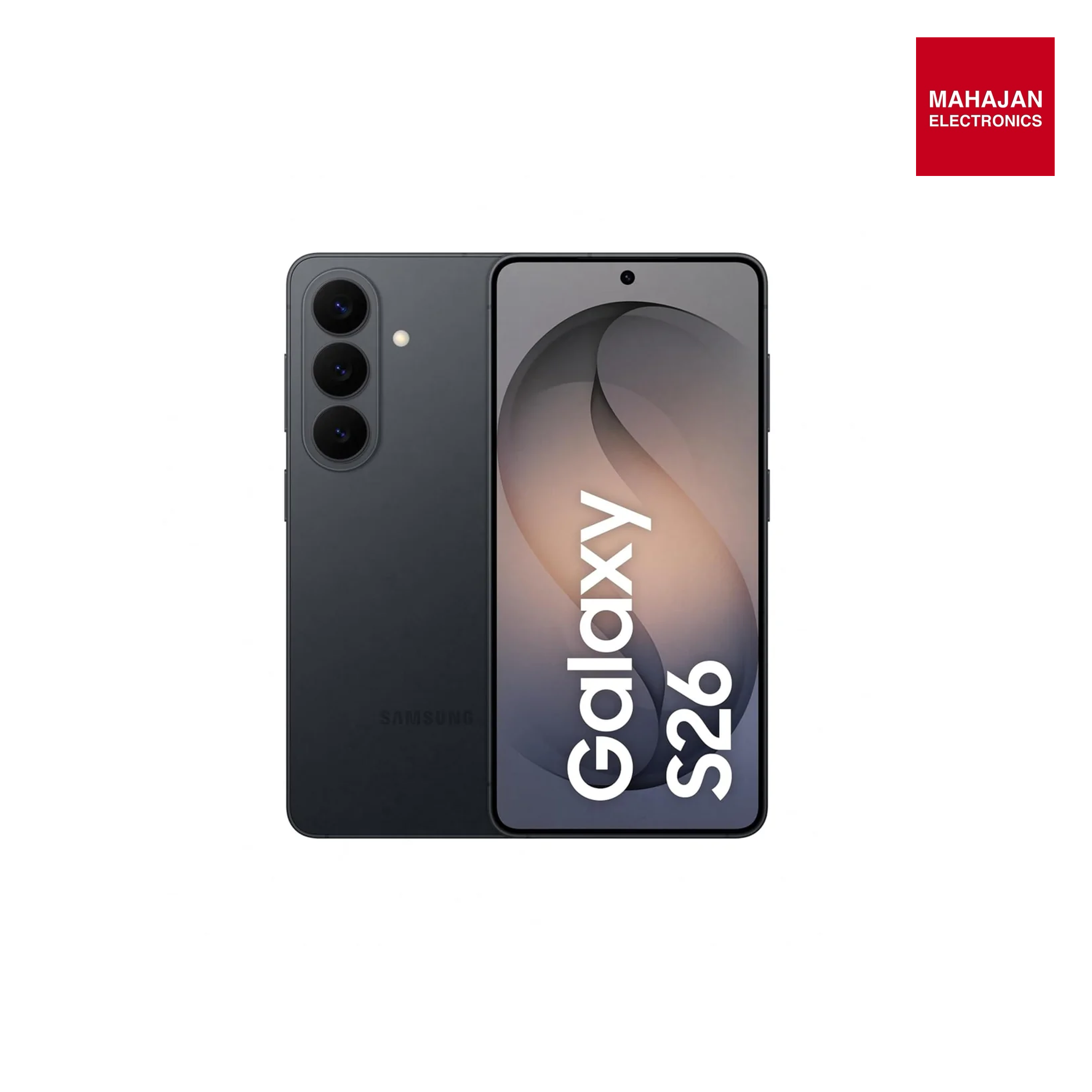 Samsung Galaxy S26 5G (Black, 12GB RAM, 256GB Storage), AI Phone, Photo Assist, Creative Studio, 50MP Camera with ProVisual Engine, Powerful Customized Processor and 4300mAh Battery Mahajan Electronics Online