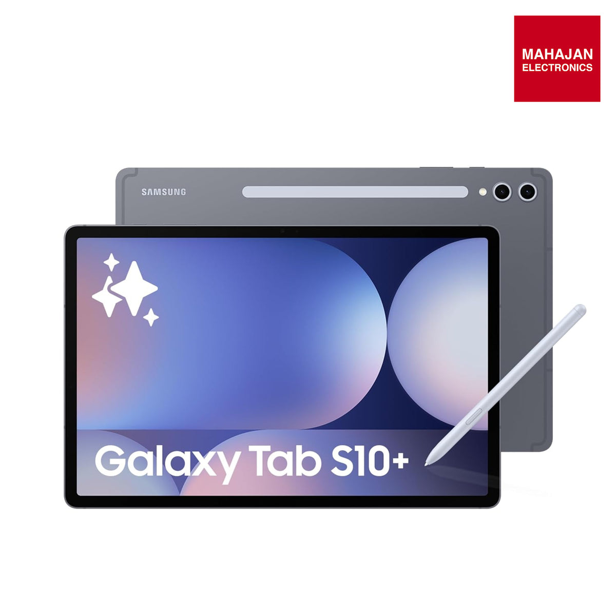 Samsung Galaxy Tab S10 Plus, S Pen in-Box, 31.5 cm (12.4 inch) Dynamic AMOLED 2X Display, 12 GB RAM, 256 GB Storage, Wi-Fi + 5G Tablet, Moonstone Gray Samsung – Mahajan Electronics Online.