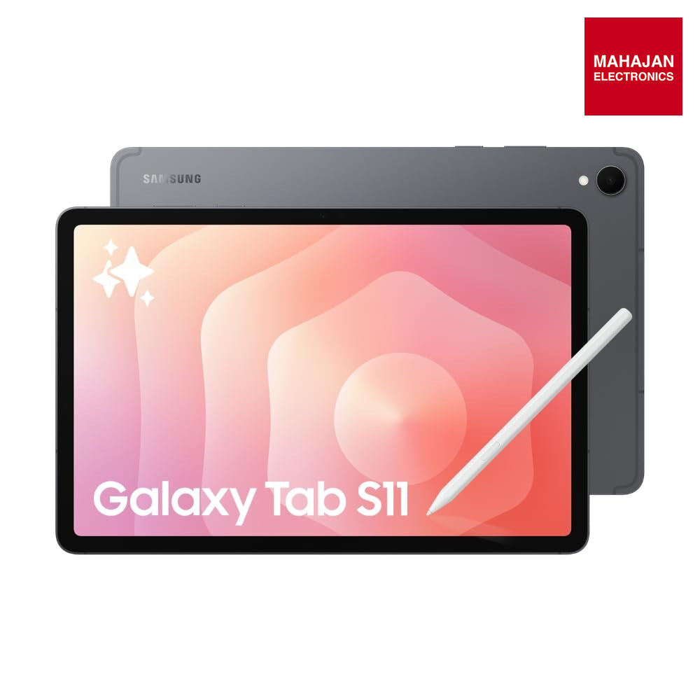Samsung Galaxy Tab S11 with AI, S Pen in-Box, 27.8 cm (11 inch) Dynamic AMOLED 2X Display, 12 GB RAM, 256 GB Storage, Wi-Fi Tablet, Gray Samsung – Mahajan Electronics Online.