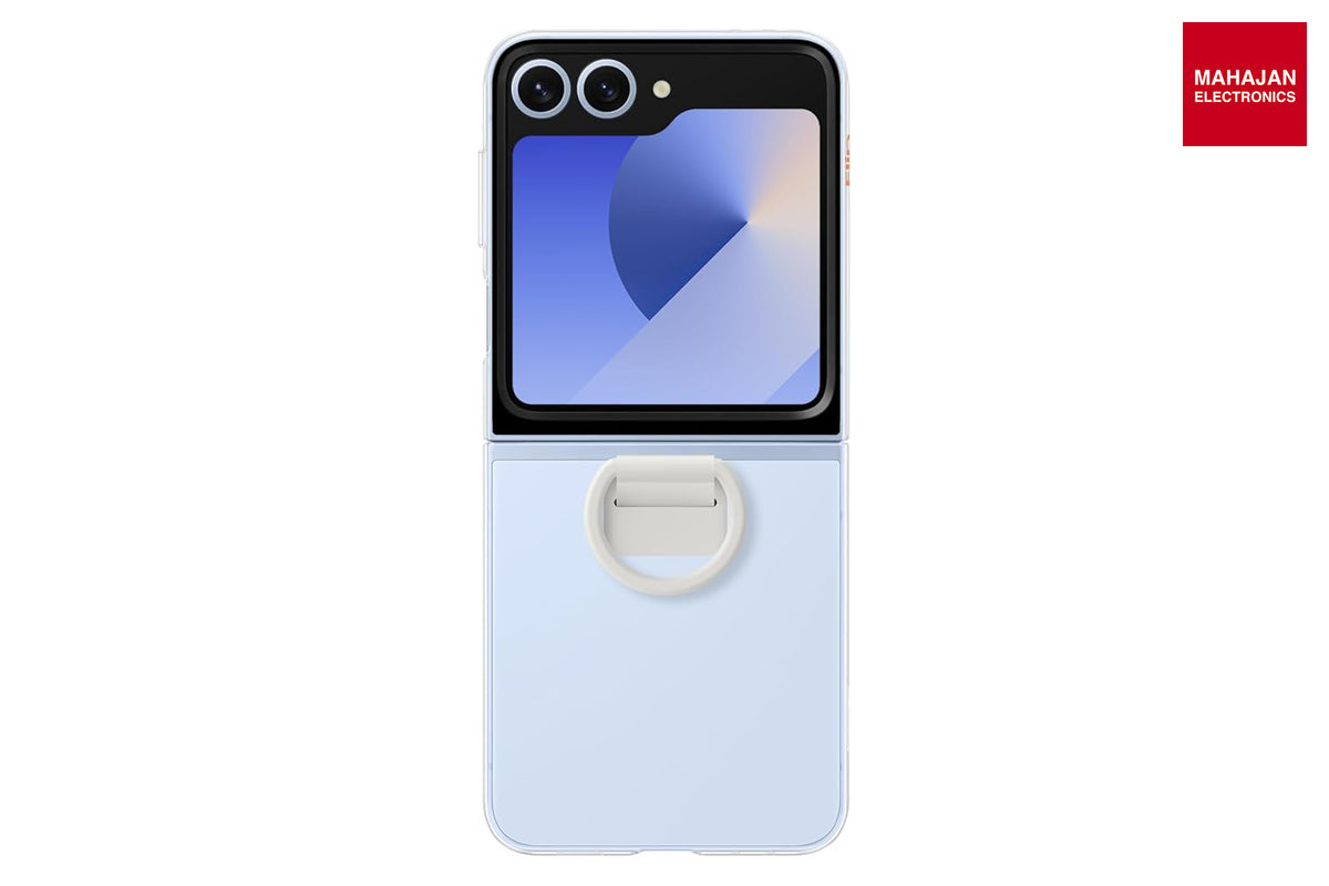 Samsung Galaxy Z Flip6 Clear Case (Transparent) | Ultra Slim Metal Ring Grip Samsung – Mahajan Electronics Online.