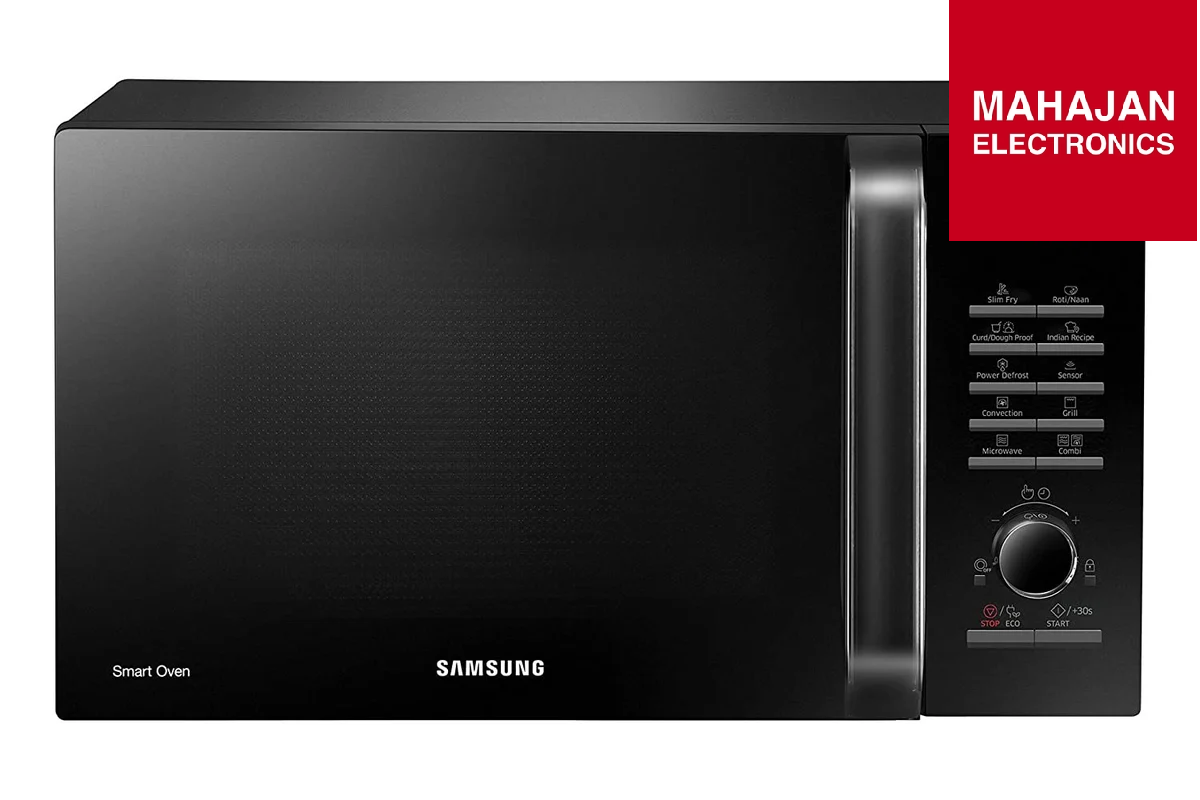 Samsung MC28A5145VK 28 Litre Convection Microwave Oven – Slim Fry™, Tandoor Technology, Sensor Cook | Black | Made in India