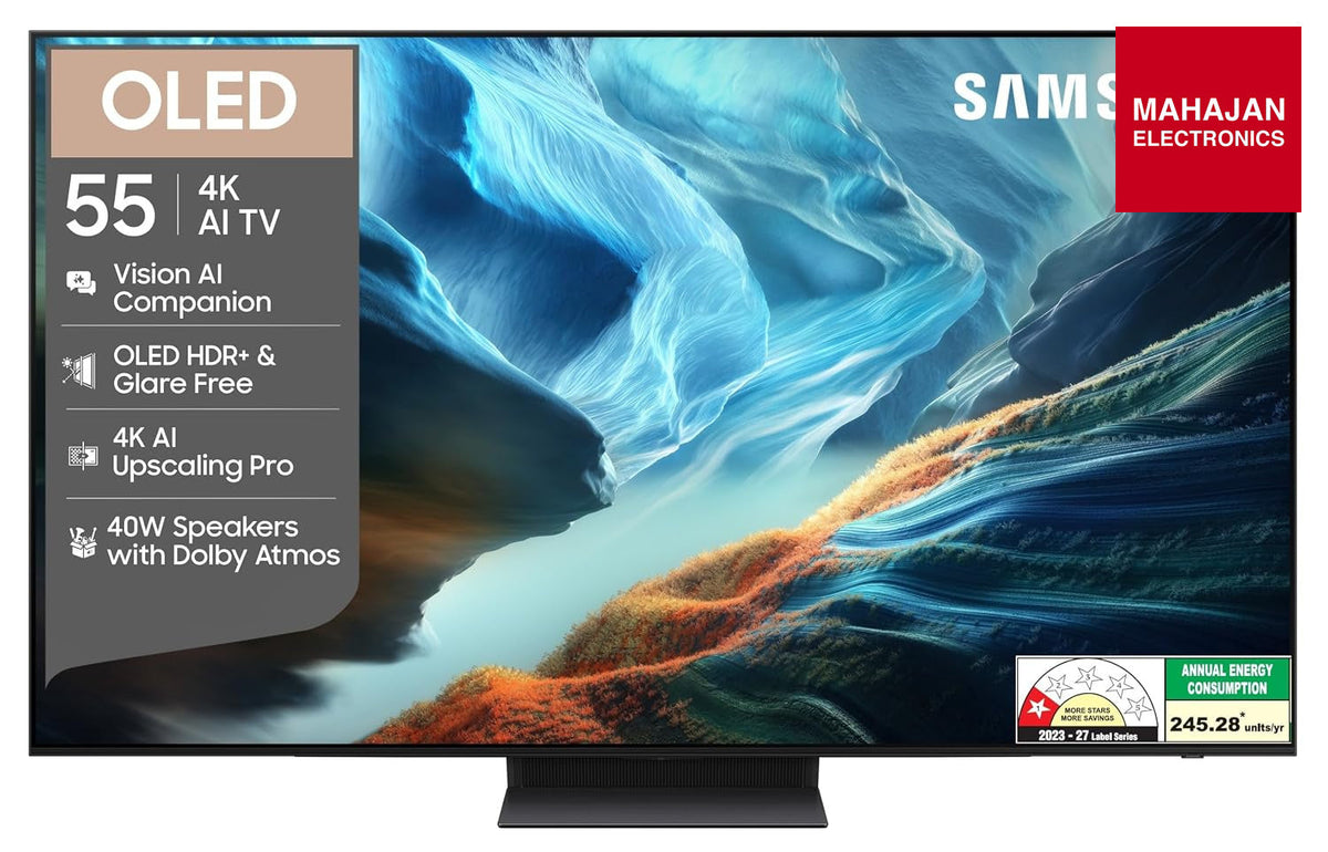 Samsung QA55S90HAULXL 55 Inch OLED 4K Smart AI TV | Vision AI | NQ4 AI Gen3 Processor | OLED HDR+ | Motion Xcelerator 165Hz – Mahajan Electronics Online.