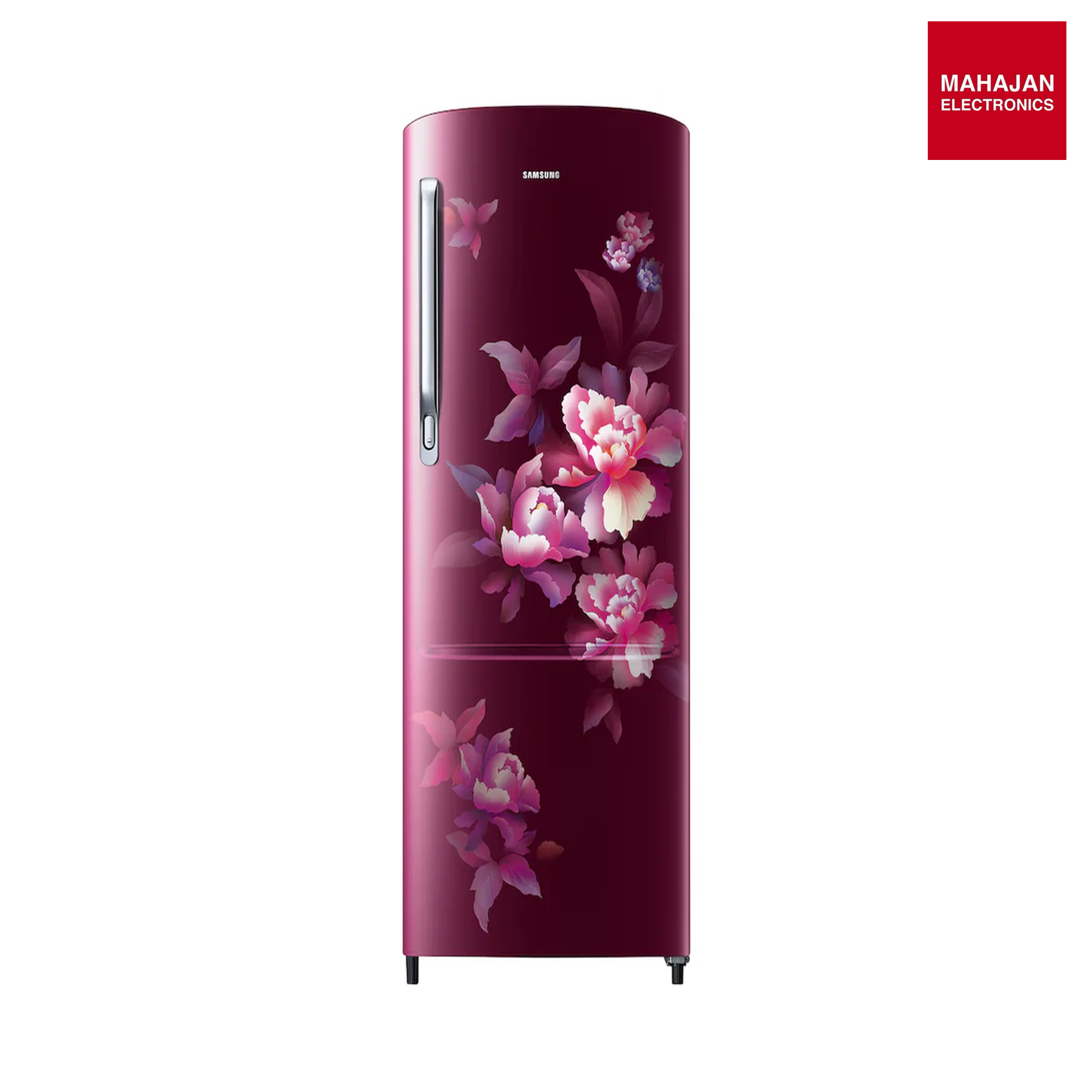 Samsung RR20H2712HN/NL 183 L, 2 Star, Digital Inverter, Direct-Cool Single Door Refrigerator ( Himalayan Poppy Red)-Online Mahajan Electronics