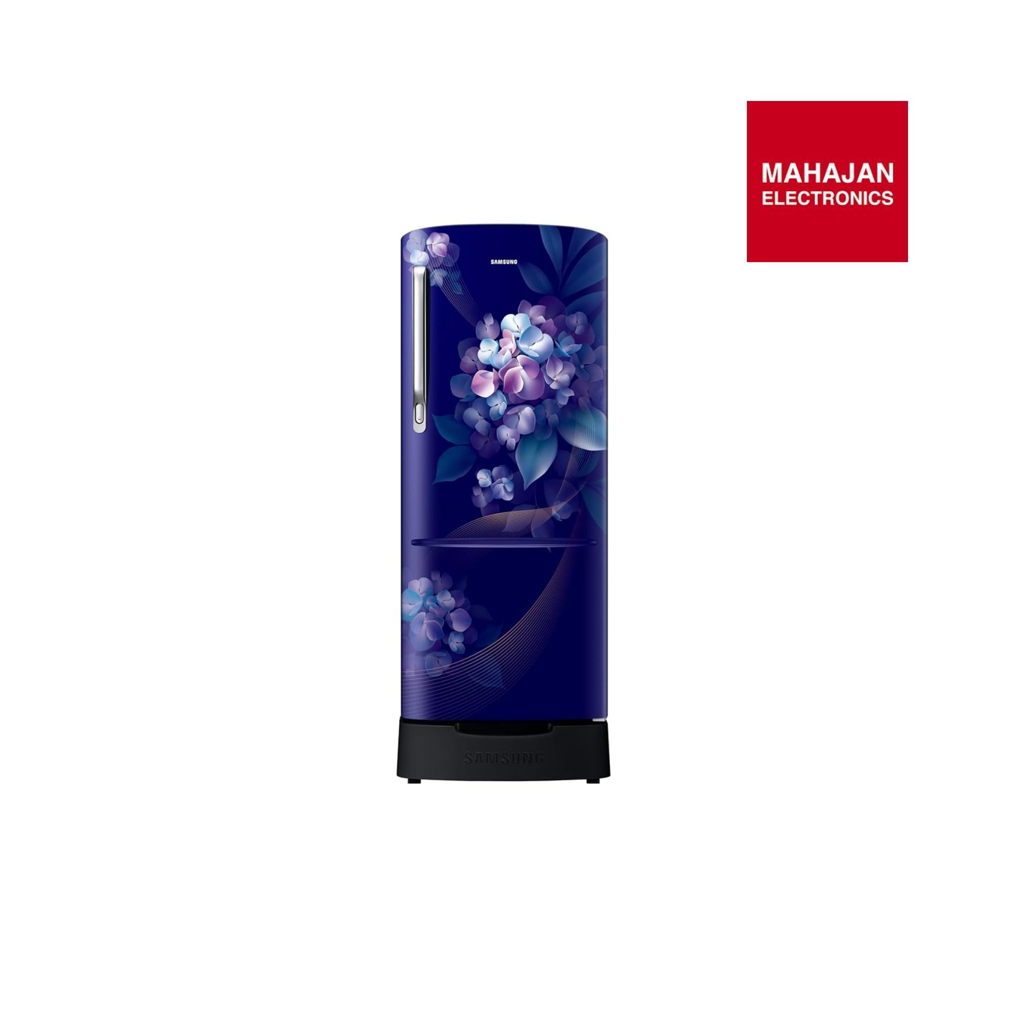Samsung RR24H2823HS/NL, 223 L, 3 Star, Digital Inverter, Direct-Cool Single Door Refrigerator ( Hydrangea Blue, Base Stand Drawer, Single Touch Defrost, 2026 Model)-Online Mahajan Electronics