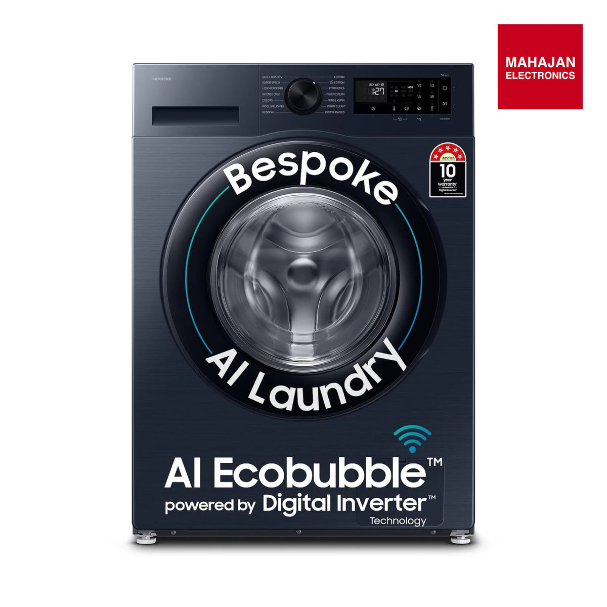 Samsung WW12DG5B24ASTL 12 kg Front Load Washing Machine Navy – Mahajan Electronics Online.