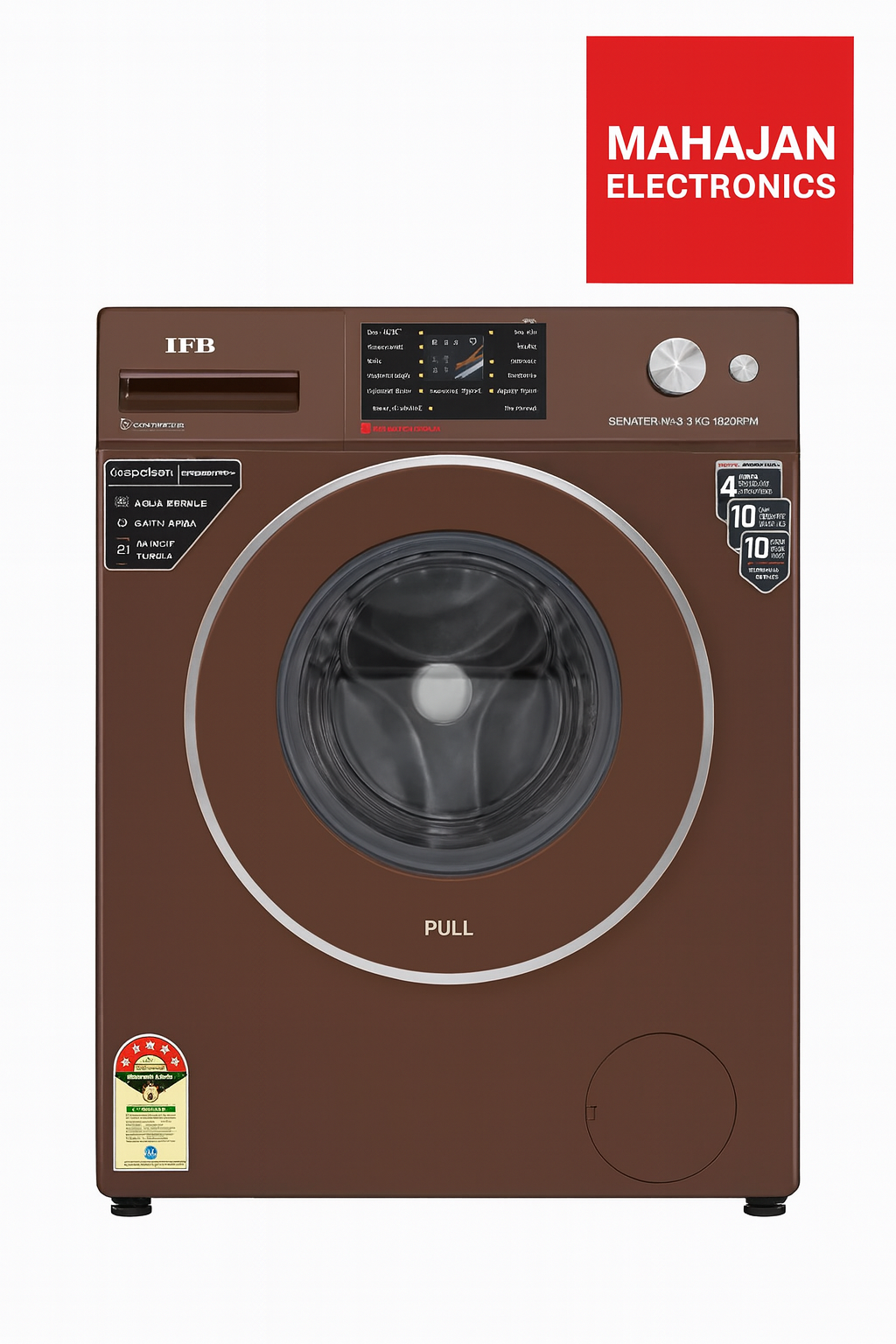 IFB Senator MXN 8012K Front Load Washing Machine 8 Kg | 1200 rpm | Black Mahajan Electronics online
