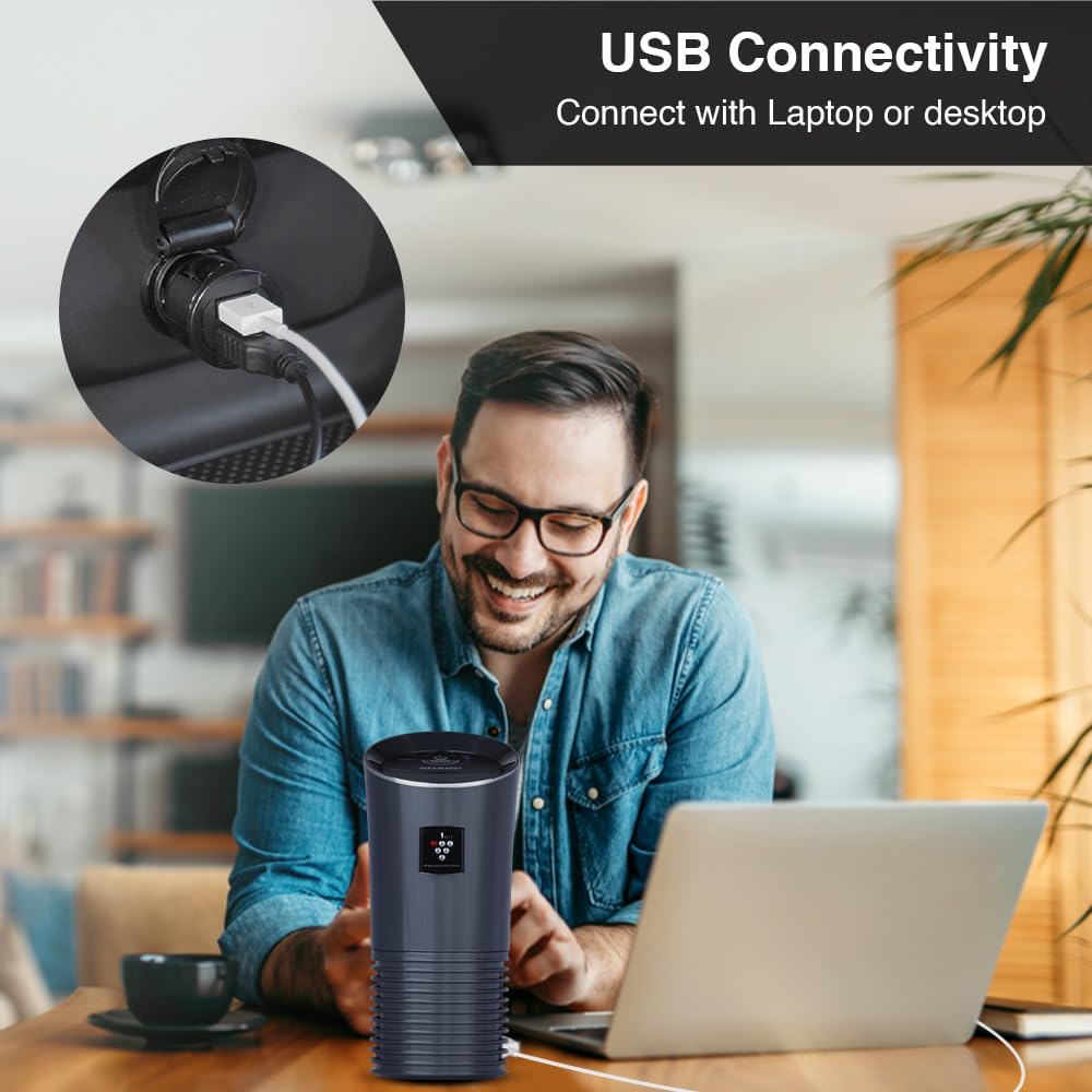 Sharp IG-GC2E-B Plasmacluster Car Air Purifier Black – Mahajan Electronics Online.