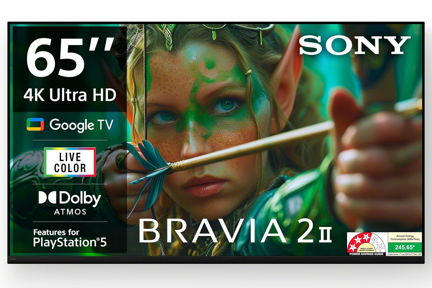 Sony K-65S25M2 65 Inch (164 cm) BRAVIA 2M2 Series 4K Ultra HD Smart LED Google TV with Dolby Atmos, 4K Processor X1, Google Assistant & Apple AirPlay – 2025 Model | Buy Online at Best Price | Mahajan Electronics
