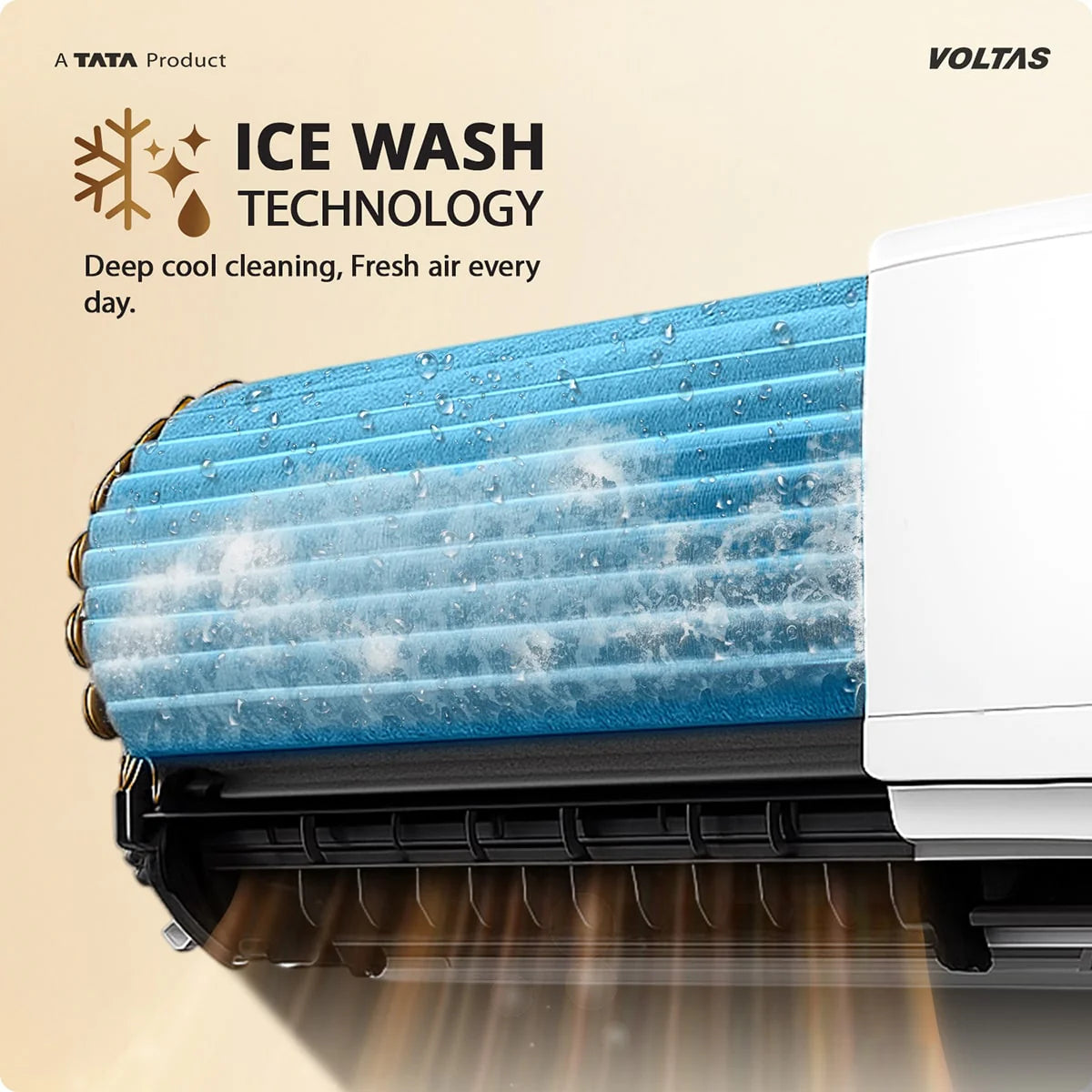 Voltas 243Inv Venus Luxe Adjustable Inverter AC (2026 Series) Heavy-Duty 1.5 Ton, 3 Star Split Ac-Online Mahajan Electronics