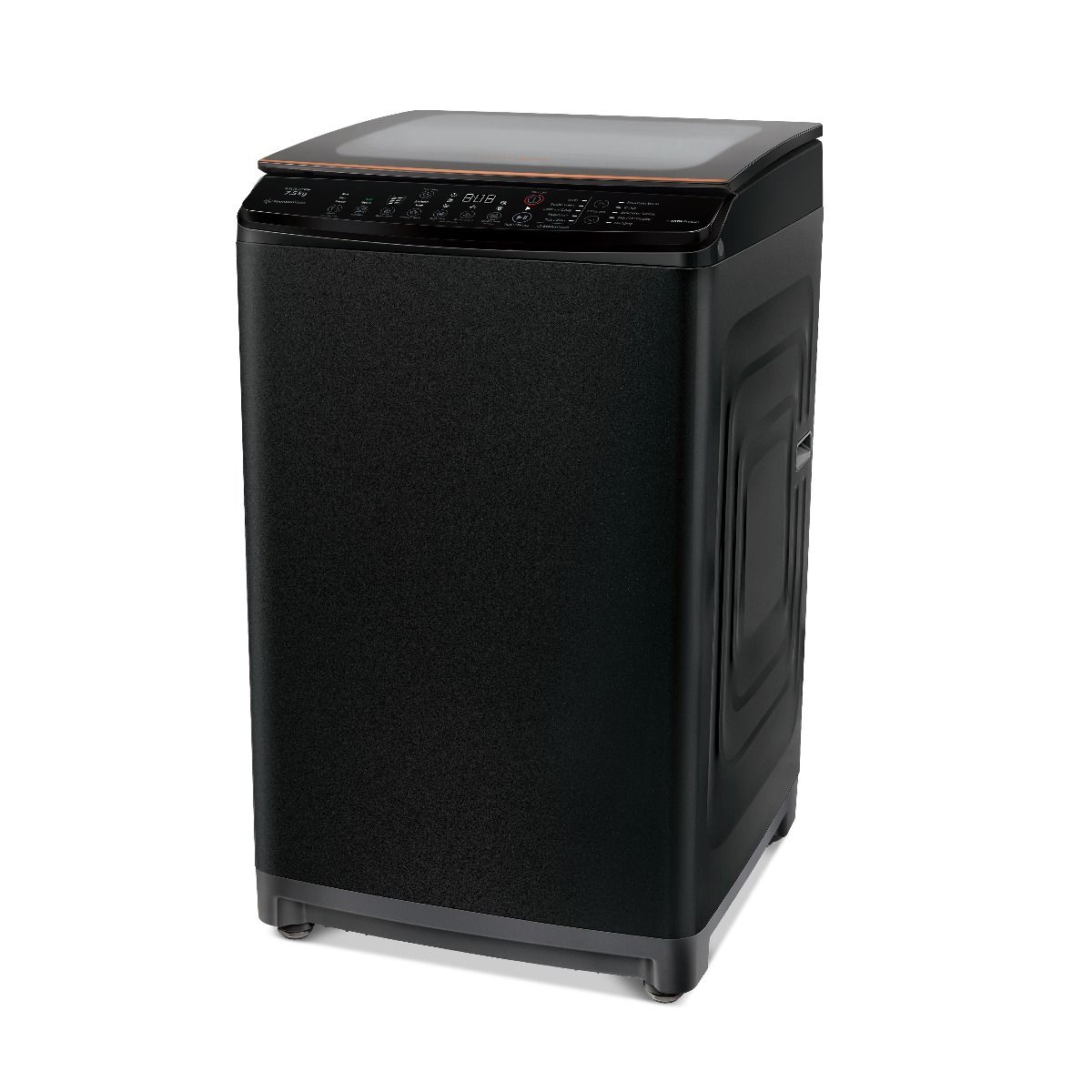 Voltas Beko WTL8512VAA/BPGJHD 8.5 Kg Fully Automatic Top Load Washing Machine | 5 Star | In-Built Heater | Black Voltas Beko