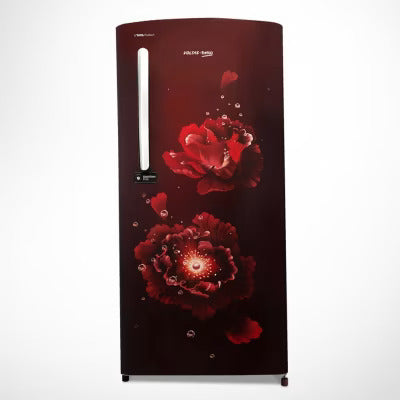 Voltas Beko RDC220B / W0FWE0M000UGD Refrigerator DC 185 L Fairy Flower Wine Single Door 4 Star BEE Rating Mahajan Electronics Online