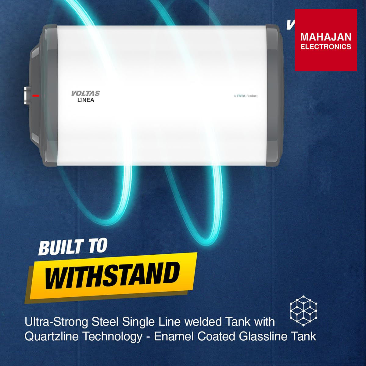 Voltas Linea 105HPBGY 10L Horizontal Water Heater Grey – Mahajan Electronics Online.