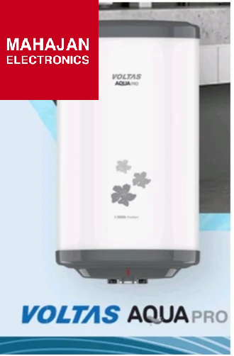 Voltas Aquapro 25L 5 Star Storage Water Geyser (White) – Fast Heating, Triple Safety, Titanium Tank |