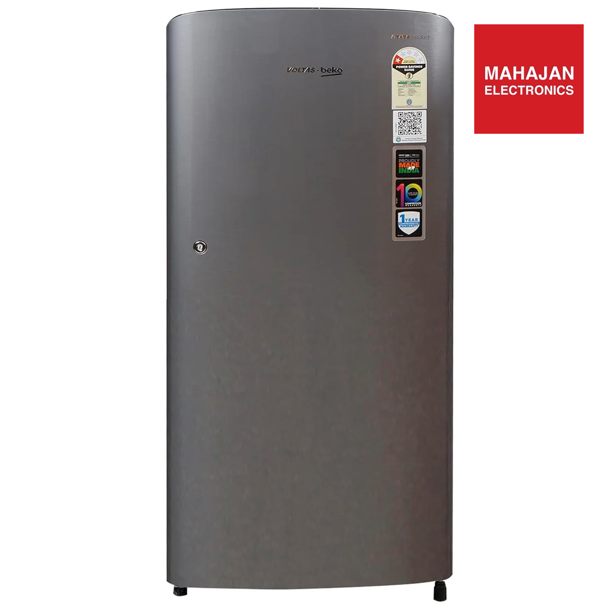 Voltas Beko RDC208D1/1D0XIR0M0000GD 175 L Direct Cool Single Door 1 Star Refrigerator (HAIRLINE SILVER) Mahajan Electronics Online