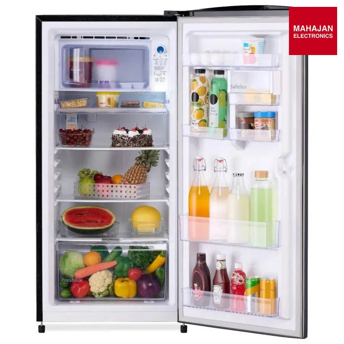 Voltas Beko RDC265B/3W0DGE0M000UGD 230L 3 Star Direct Cool Single Door Refrigerator Dark Grey | FreshBox™ – Mahajan Electronics Online.