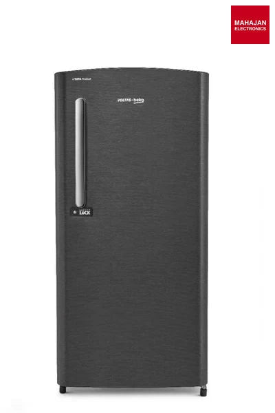 Voltas Beko RDC265B/3W0DGE0M000UGD 230L 3 Star Direct Cool Single Door Refrigerator Dark Grey | FreshBox™ – Mahajan Electronics Online.