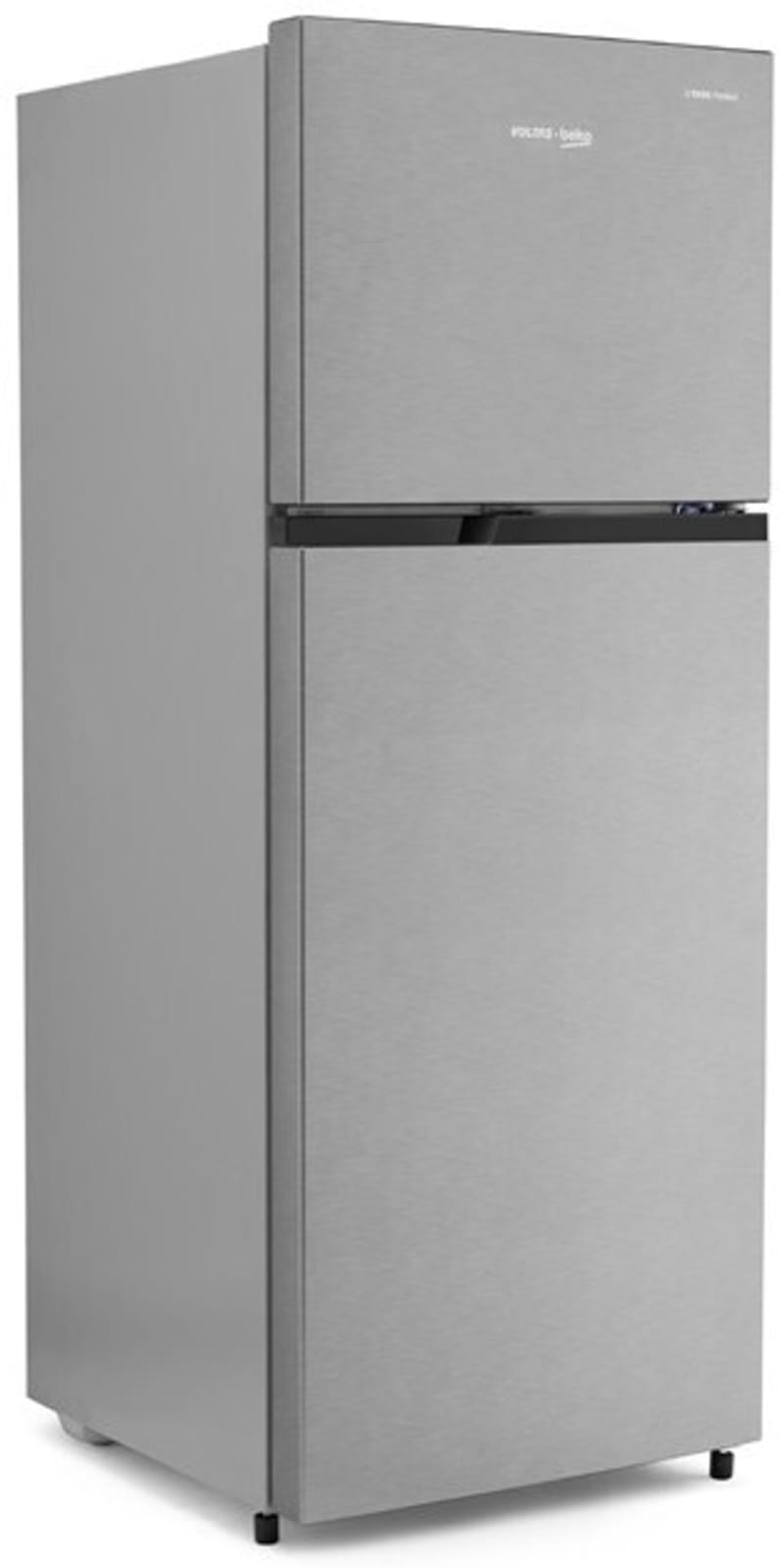 Voltas Beko RFF374D/1WPV100RXID 325L 1 Star Frost Free Double Door Refrigerator | Hairline Silve | ProSmart Inverter Compressor-Online Mahajan Electronics