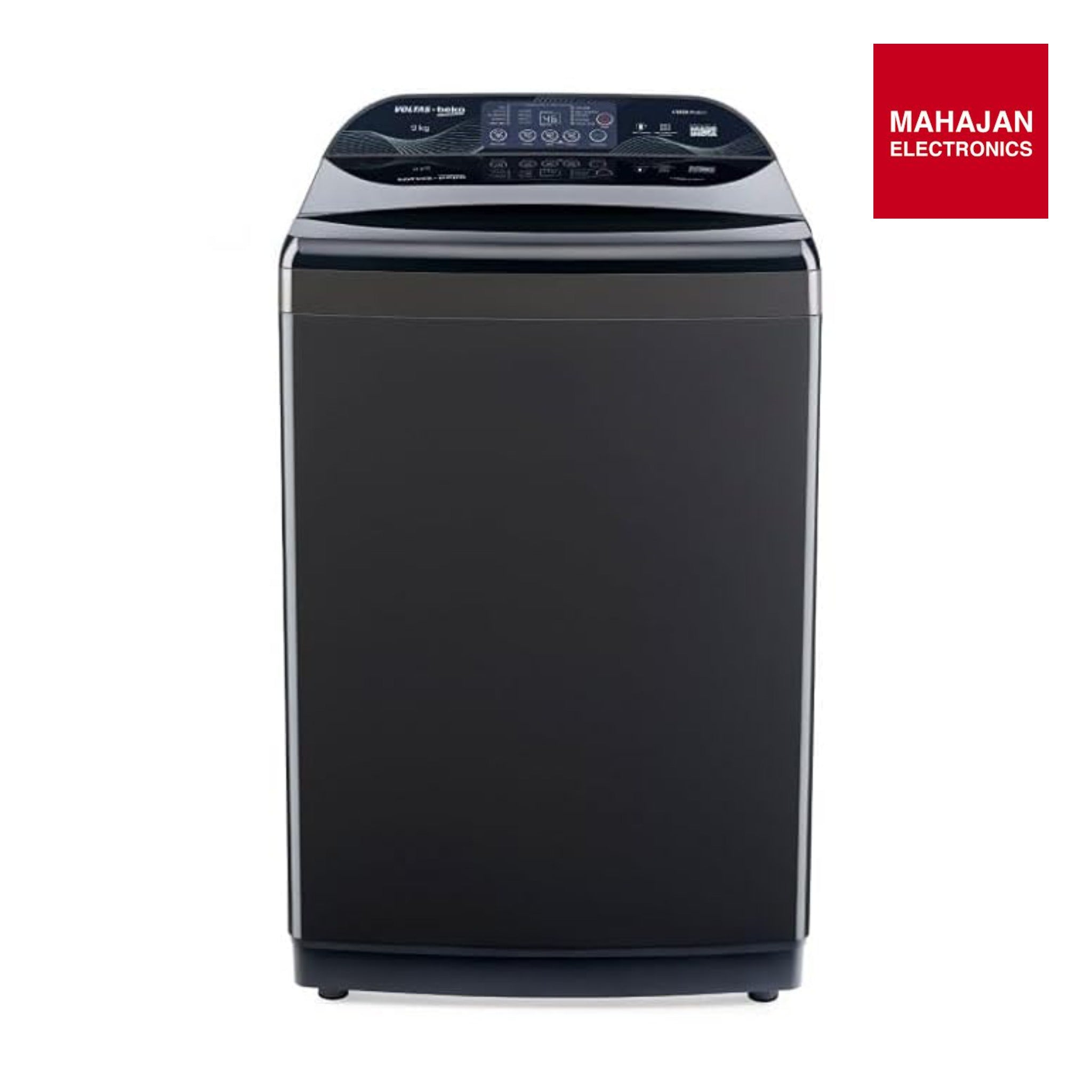 Voltas Beko WTL9006UEAH/DPB0HD 9 Kg 5 Star Fully-Automatic Top Loading Washing Machine , Dark Grey, Inbuilt Heater)-Online Mahajan Electroniics