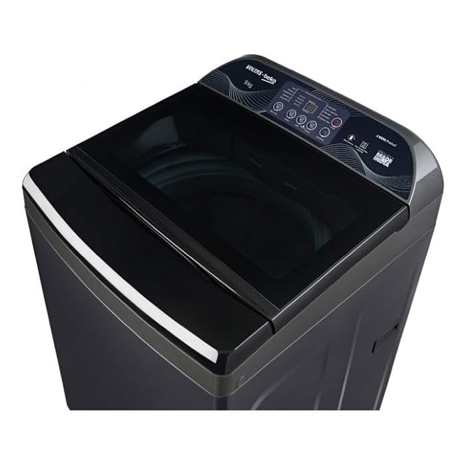 Voltas Beko WTL9006UEAH/DPB0HD 9 Kg 5 Star Fully-Automatic Top Loading Washing Machine , Dark Grey, Inbuilt Heater)-Online Mahajan Electroniics