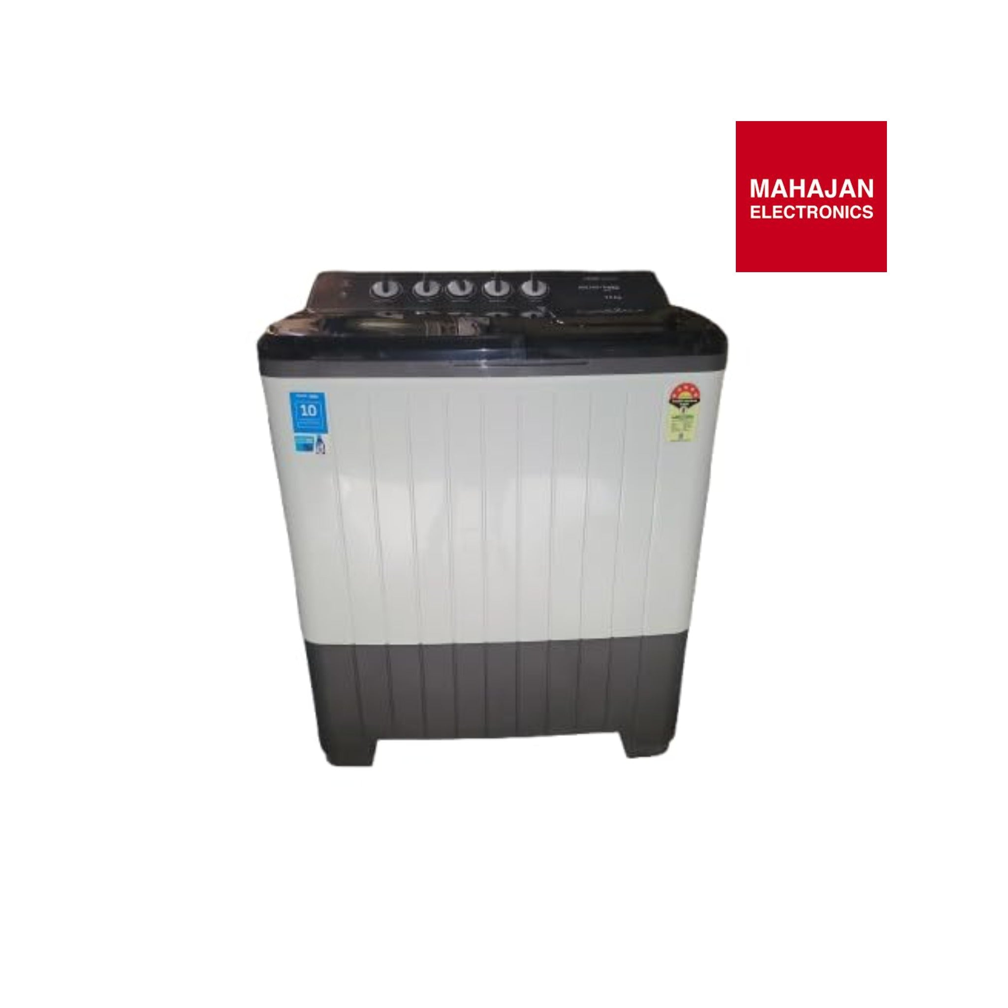 Voltas Beko WTT120UPA/GRSSWH5PTDA, 12 Kg 5 Star Semi-Automatic Top Loading Washing Machine ( Grey, Pulsator Wash Method)-Online Mahajan Electronics