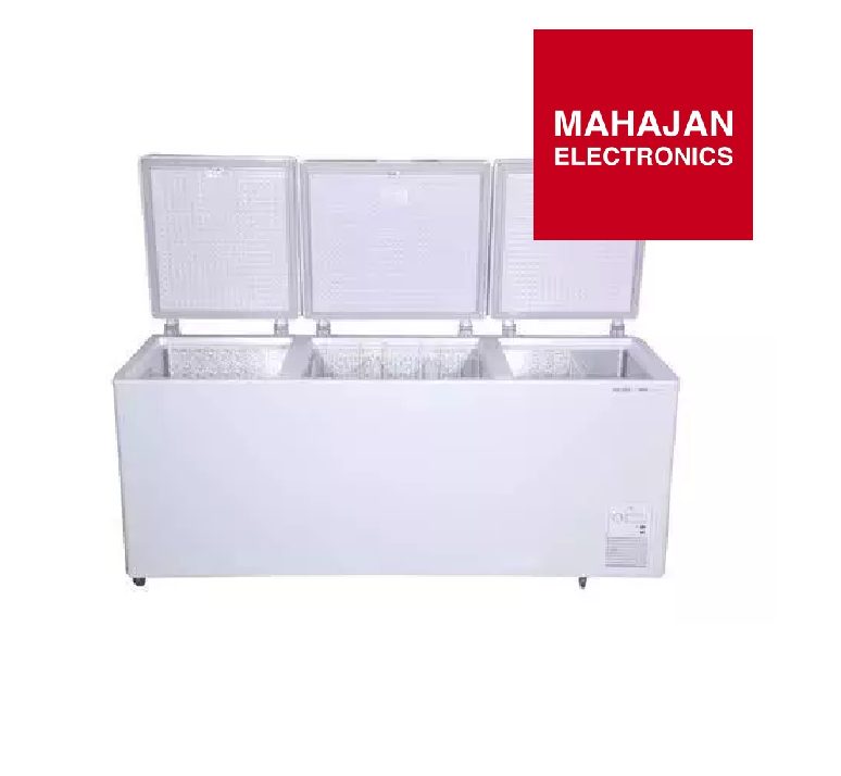 Voltas CF600TA4 600 Litre 3-Door Deep Freezer – Commercial Chest Freezer with Heavy-Duty Lock & Castor Wheels (White) | CFC-Free Insulation | 1-Year Warranty + 4-Year Compressor Warranty | Made in India