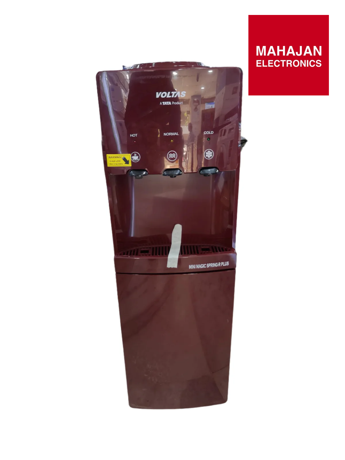 Voltas Mini Magic SPRING R V Plus RD Floor Mounted Water Dispenser – Red | Hot, Normal & Cold Water | 20L Cooling Cabinet | Compressor Cooling | 1-Year Warranty 