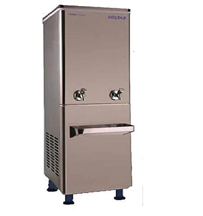 Voltas WC FS 60/120 NP 120L Stainless Steel Water Cooler with 60 L/hr Cooling, 2 Faucets, Eco-Friendly R134a Gas Mahajan Electronics