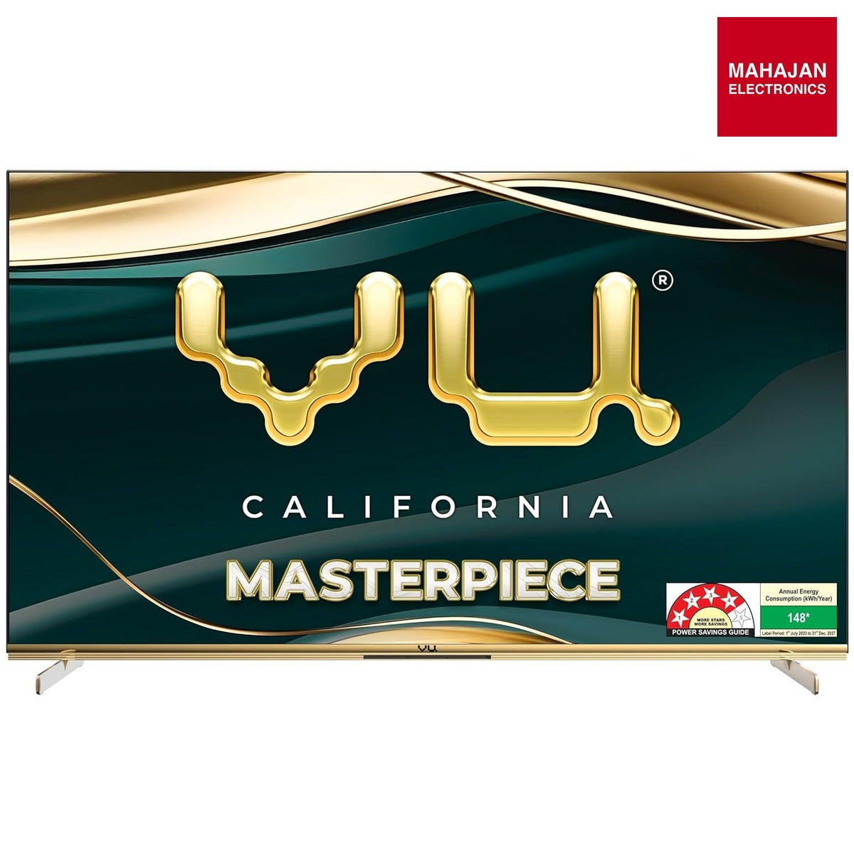 Vu 55 Masterpiece 55 Inch (139 cm) 4K QLED Google TV, Masterpiece Frame Series with 144Hz (Armani Gold) – Mahajan Electronics Online.