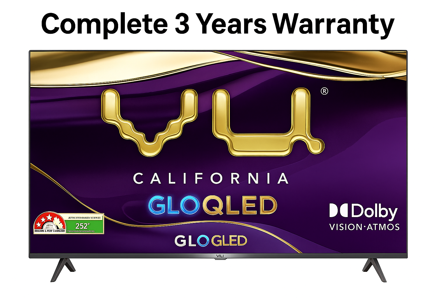 Vu 65GLOQLED25 65-inch 4K QLED Google TV | Dolby Vision | 3 Years Warranty | Mahajan Electronics Delhi NCR