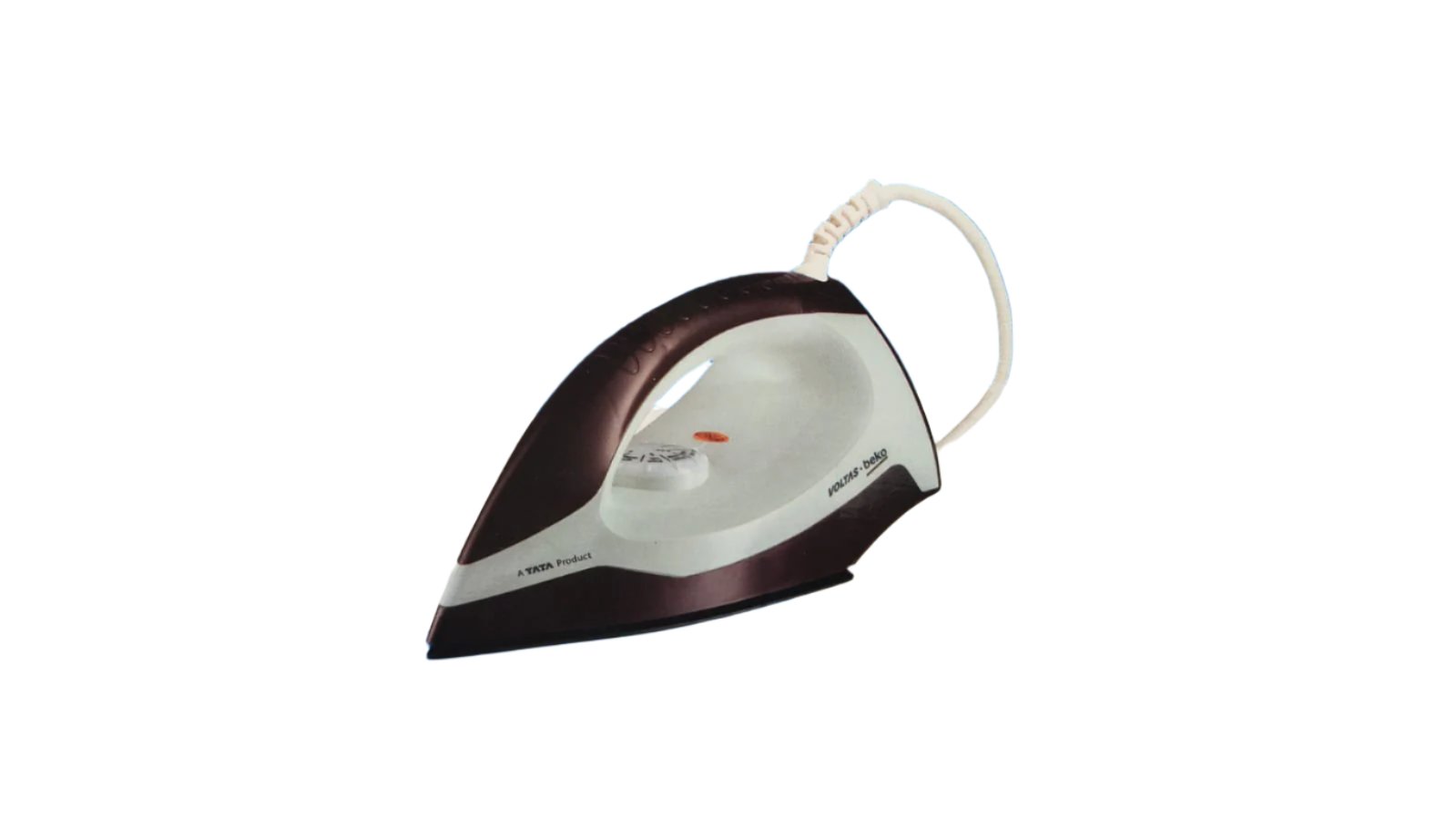 Voltas Beko I1000VD-BGWH Smooth Slide 1000 W Dry Iron (Burgundy & white) Mahajan Electronics Online