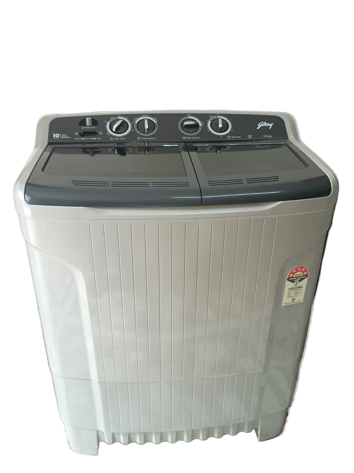Godrej WSEDGE 90 5.0 TB3+M MIGR 90 Kg 5 star Semi-Automatic Top Loading Washing Machine Appliance (Grey, Toughened glass lids) Mahajan Electronics Online