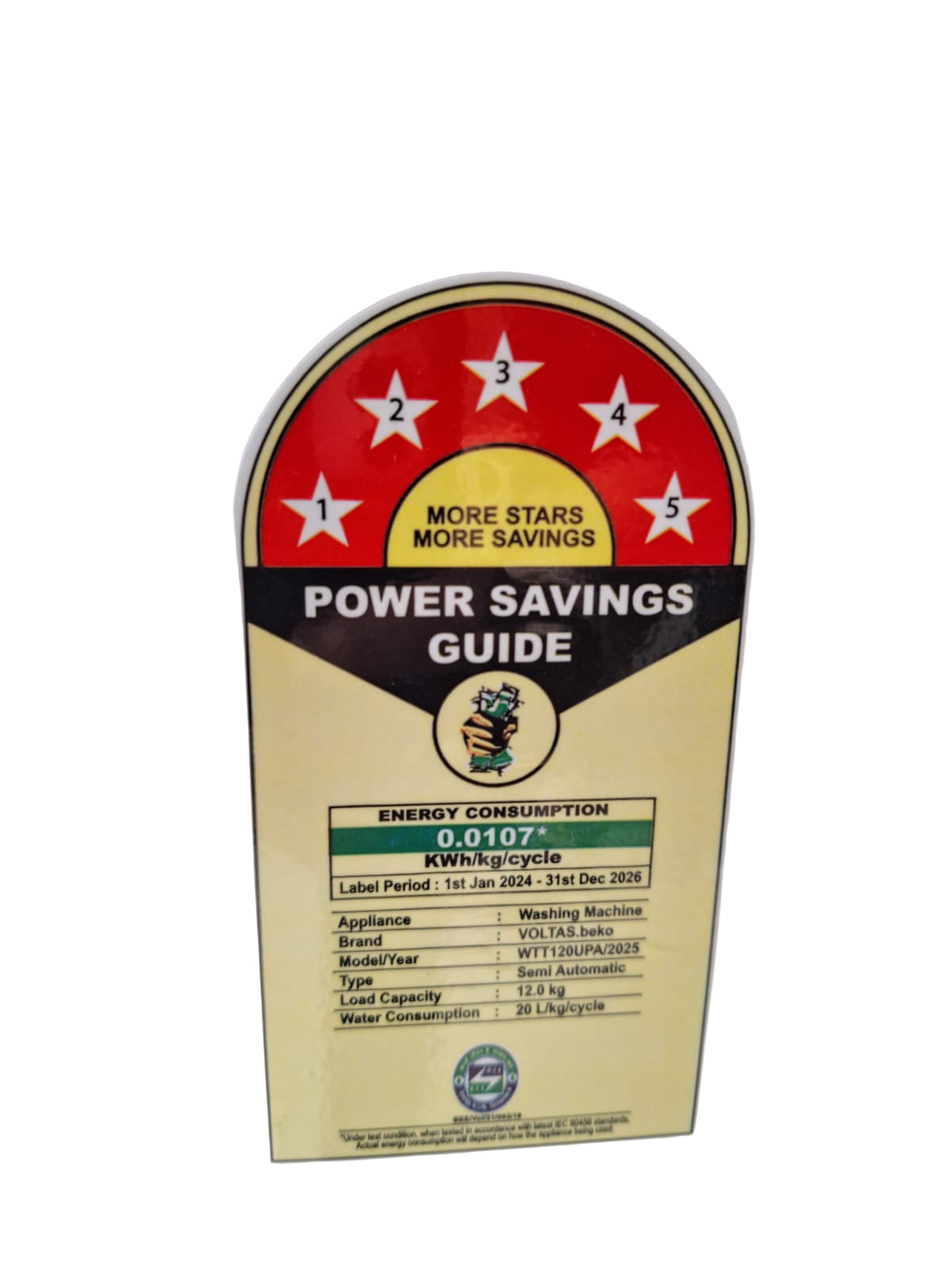 Voltas Beko WTT120UPA/BRSSWH5PTDA 12 kg Semi Automatic Top Load Washing Machine Mahajan Electronics Online