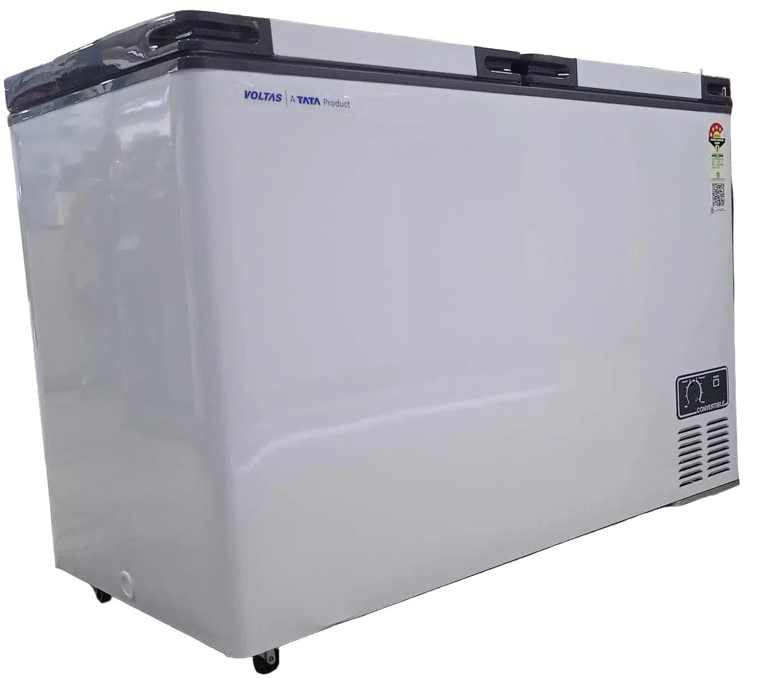 Voltas CVF406DA5-W-WA 361 L Double Door Convertible Deep Freezer (White)
Mahajan Electronics