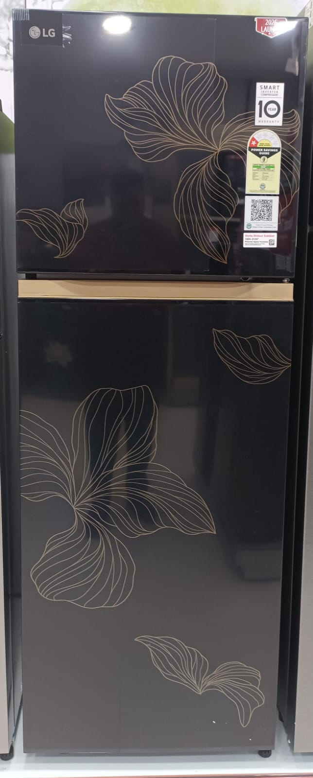 LG GLT2516WXRO 251L 1 Star Frost Free Double Door Refrigerator with Smart Inverter Compressor, Multi Air Flow & Twist Ice Maker Radiant onyx Mahajan Electronics Online