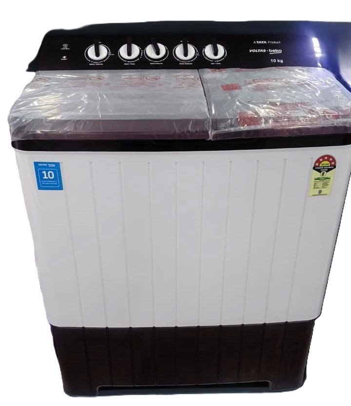 Voltas Beko WTT100UPA/BRSSWH5PTDA 10 kg Semi Automatic Top Load Washing Machine mahajan electronics 0nilne