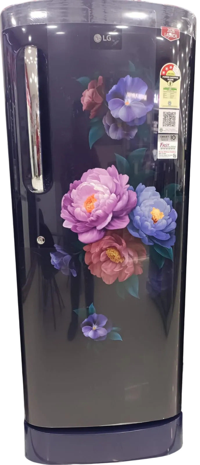 LG GLD2336ZARS 224 L 3 Star Direct Cool Single Door Refrigerator | Smart Inverter Compressor | Fast Ice Making | Stabilizer Free Wine Spring Mahajan Electronics Online